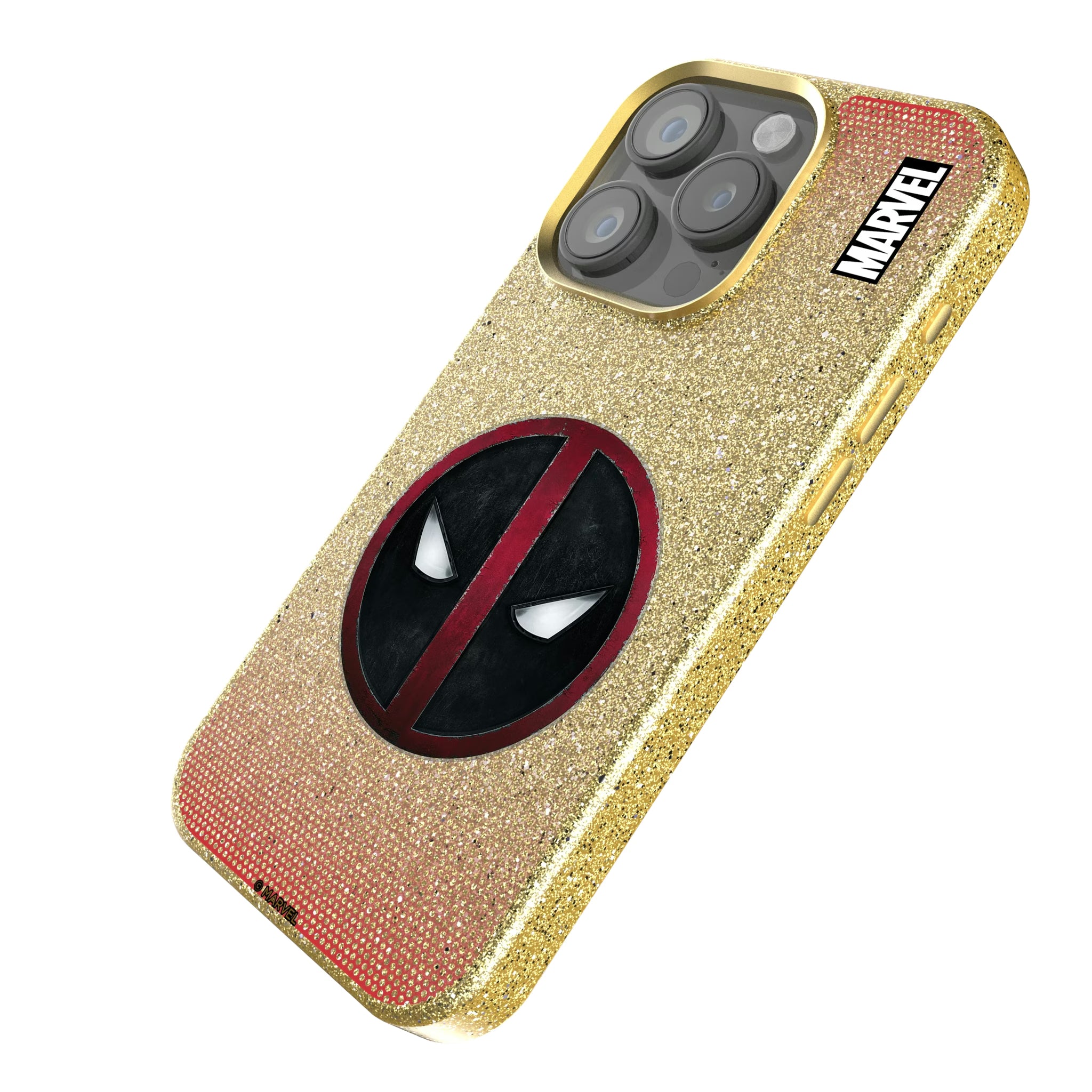 Marvel Deadpool Grid iPhone Bling Phone Case for Apple iPhone - Isometric View