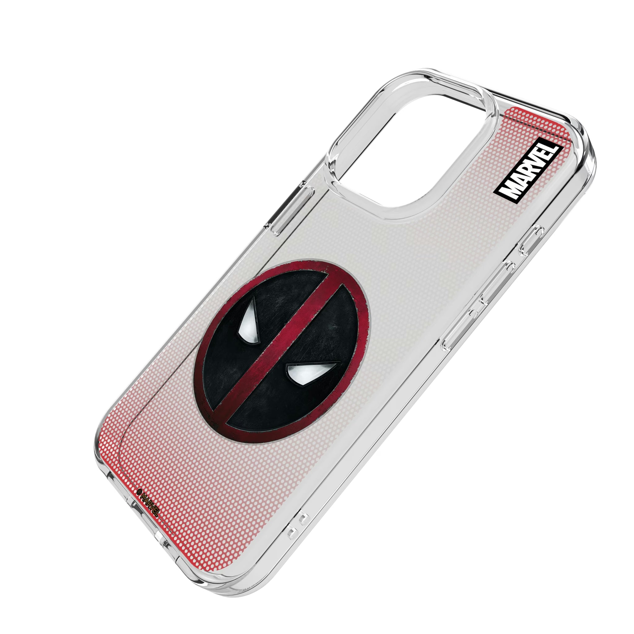 Marvel Deadpool Grid iPhone Clear Phone Case for Apple iPhone - Isometric View