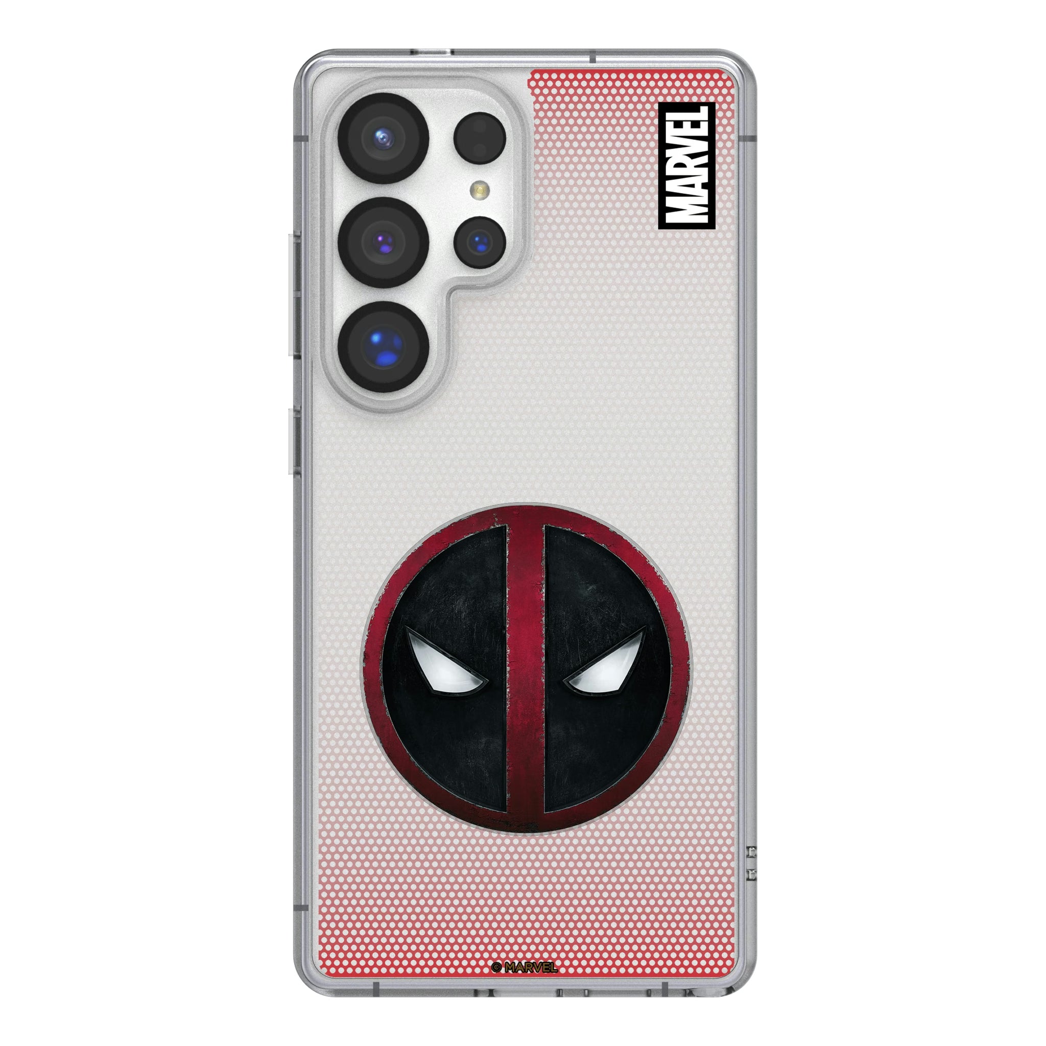 Marvel Deadpool Grid Galaxy Clear Phone Case for Samsung Galaxy