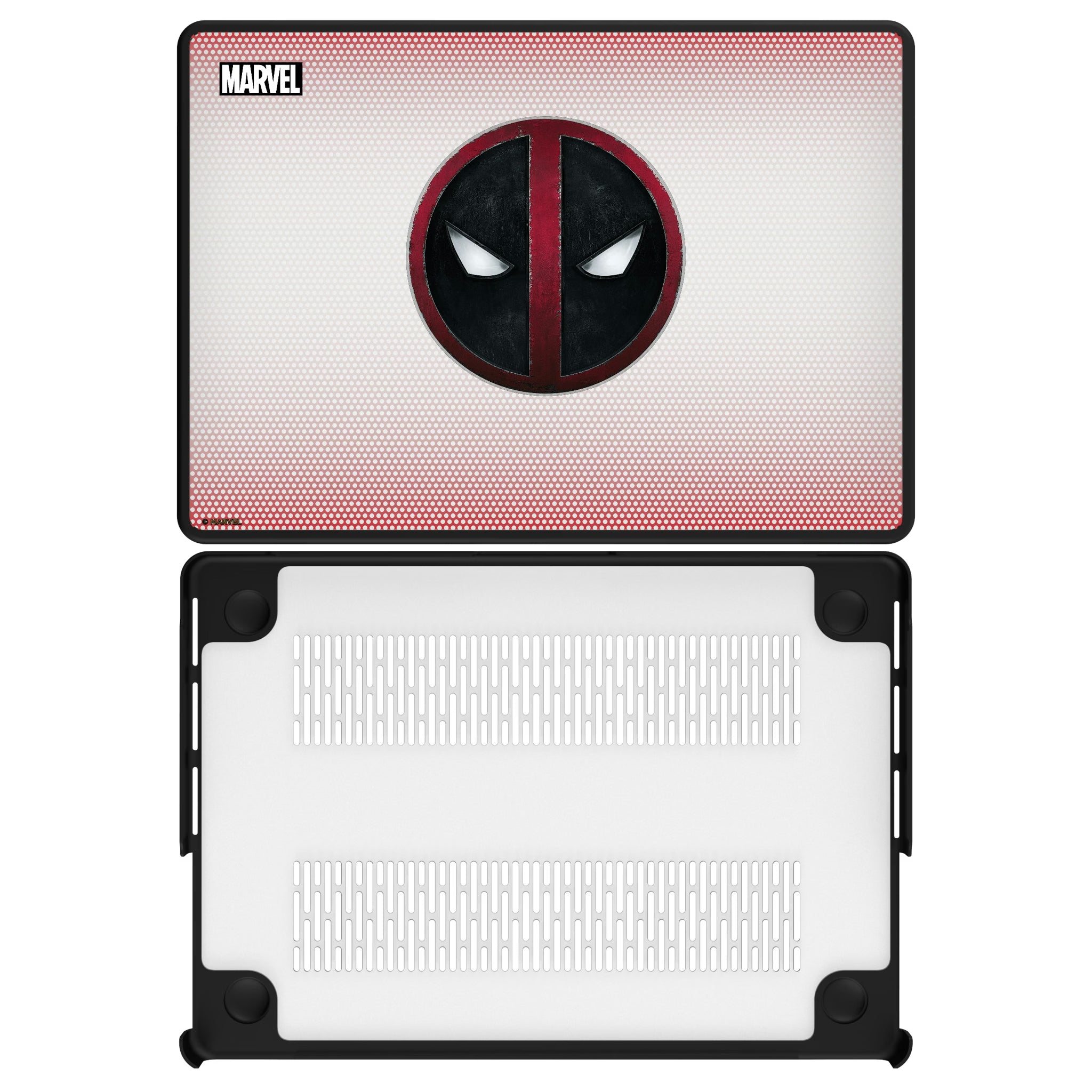 Marvel Deadpool Grid MacBook Laptop Case for Apple MacBook#Device_MacBook Pro (14-inch, 2021) / MacBook Pro (14-inch, 2023) / MacBook Pro (14-inch, 2024)