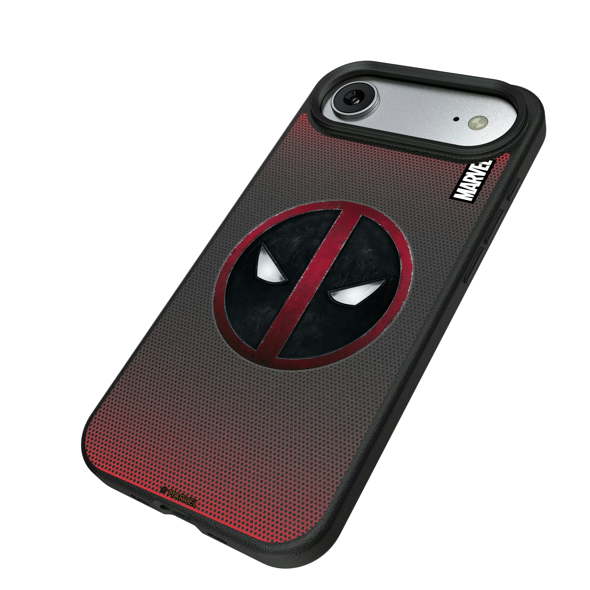 Marvel Deadpool Grid iPhone MagSafe Compatible Phone Case for Apple iPhone - Isometric View#Device_iPhone Air