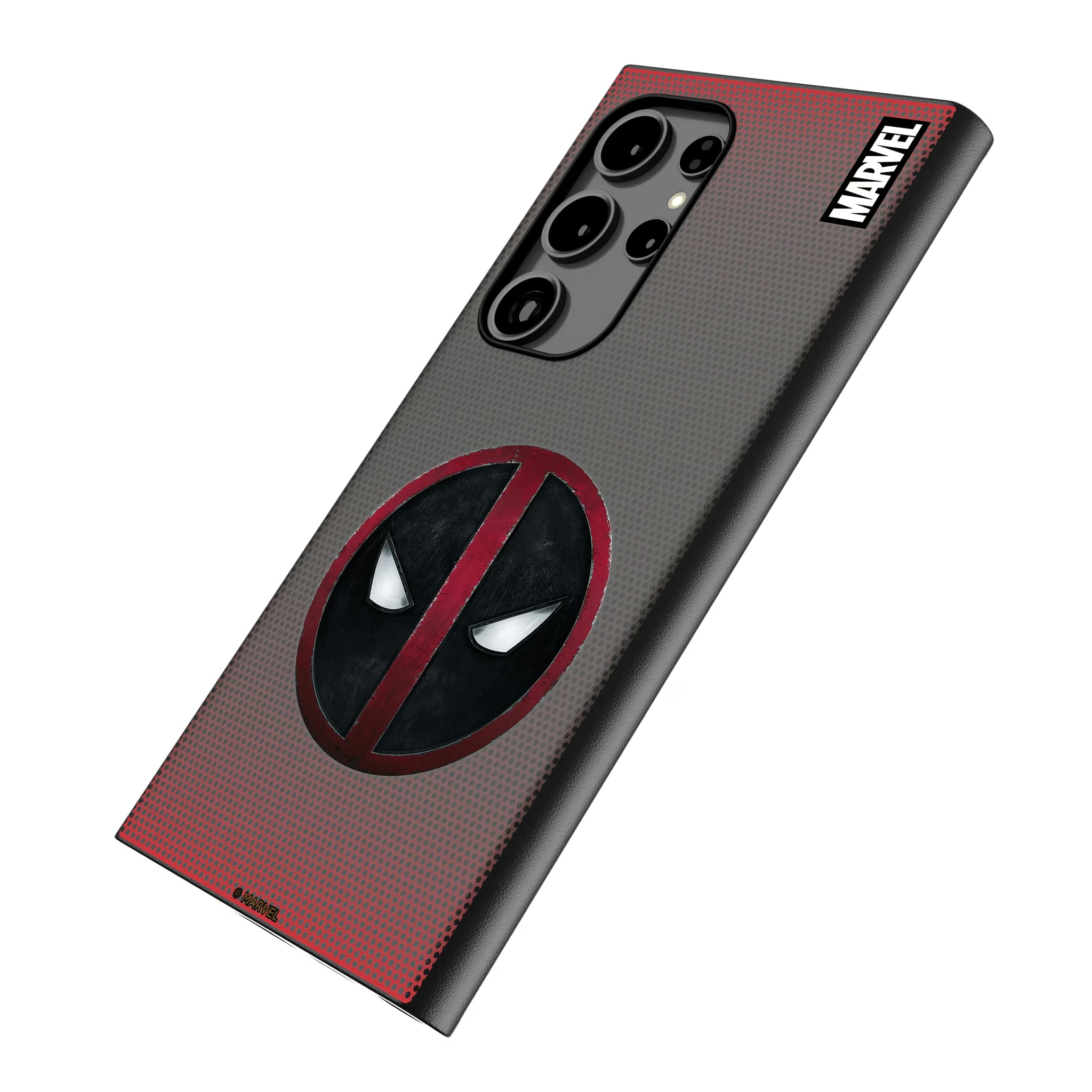 Marvel Deadpool Grid Galaxy MagSafe Compatible Phone Case for Samsung Galaxy - Isometric View