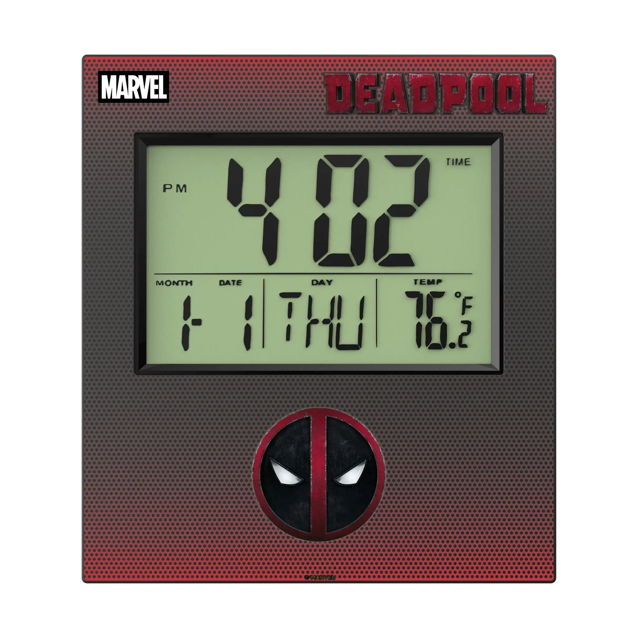 Marvel Deadpool Grid Wall Clock