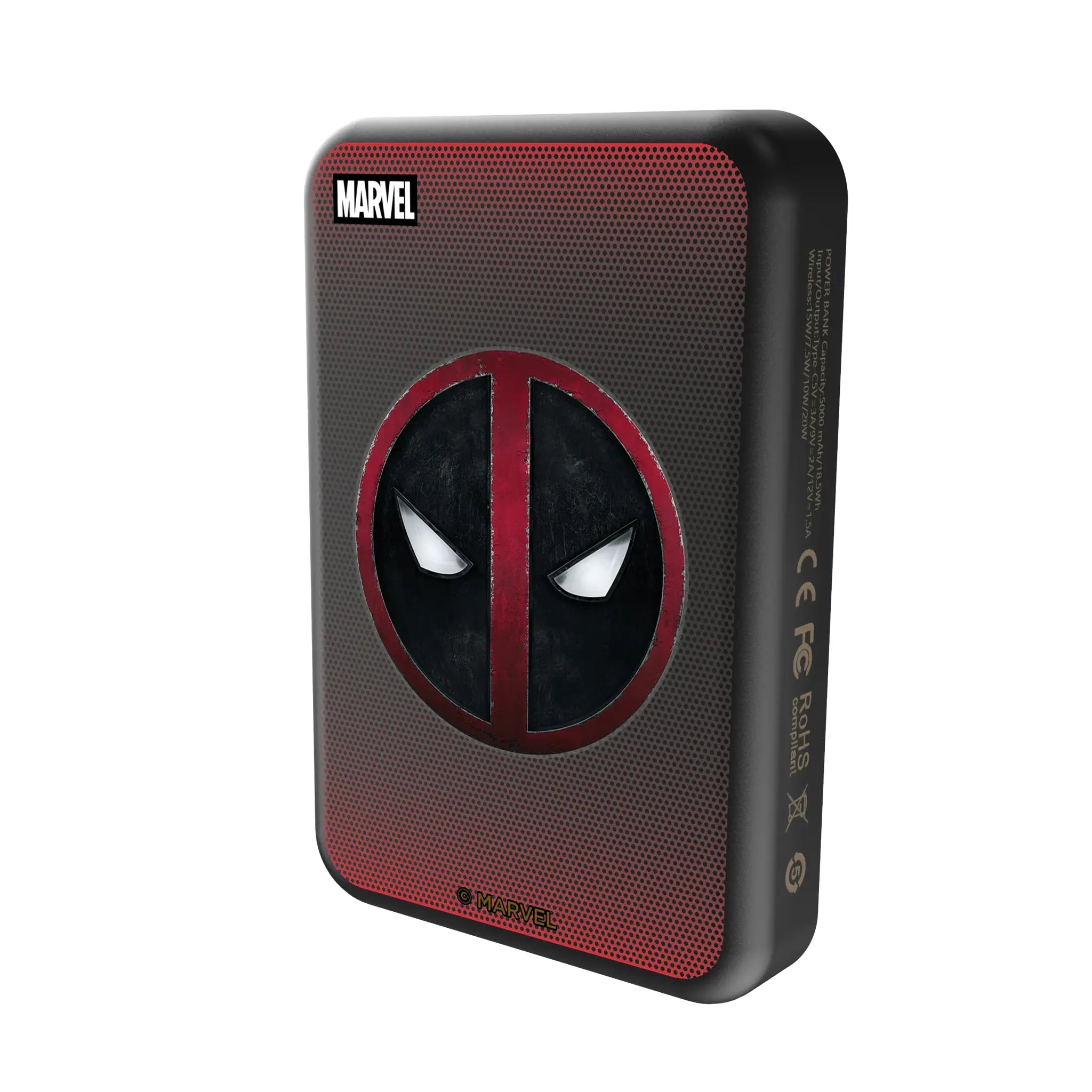 Marvel Deadpool Grid Wireless Mag Power Bank