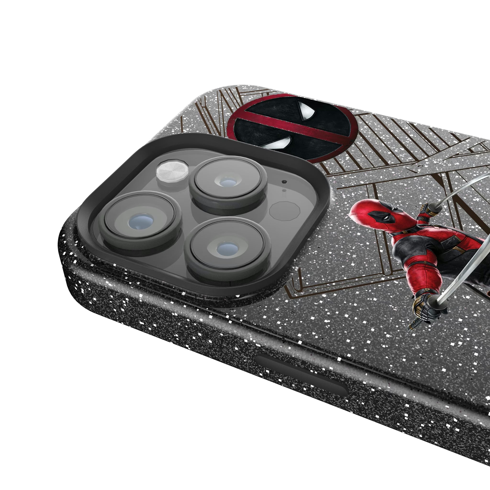 Marvel Deadpool MechLine iPhone Bling Phone Case for Apple iPhone - Detail