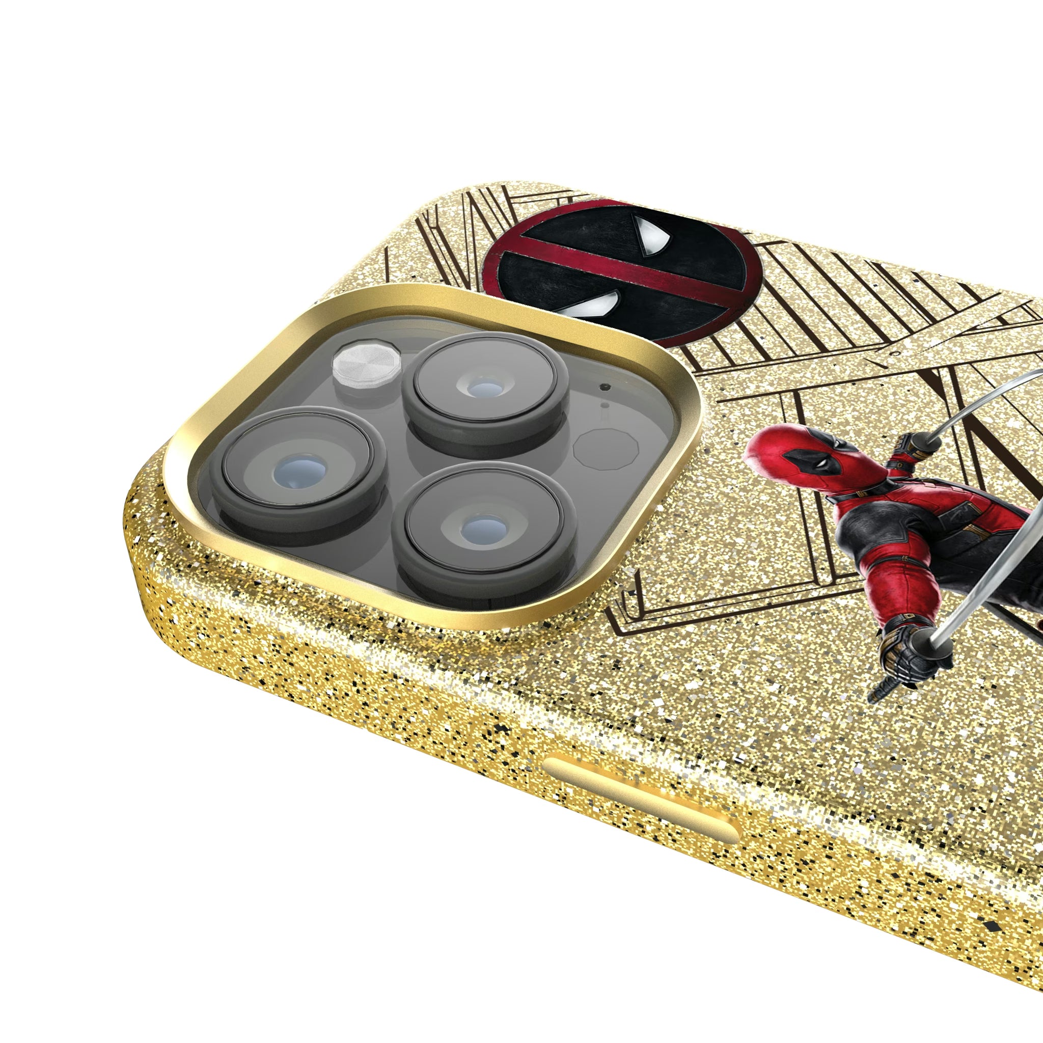 Marvel Deadpool MechLine iPhone Bling Phone Case for Apple iPhone - Detail