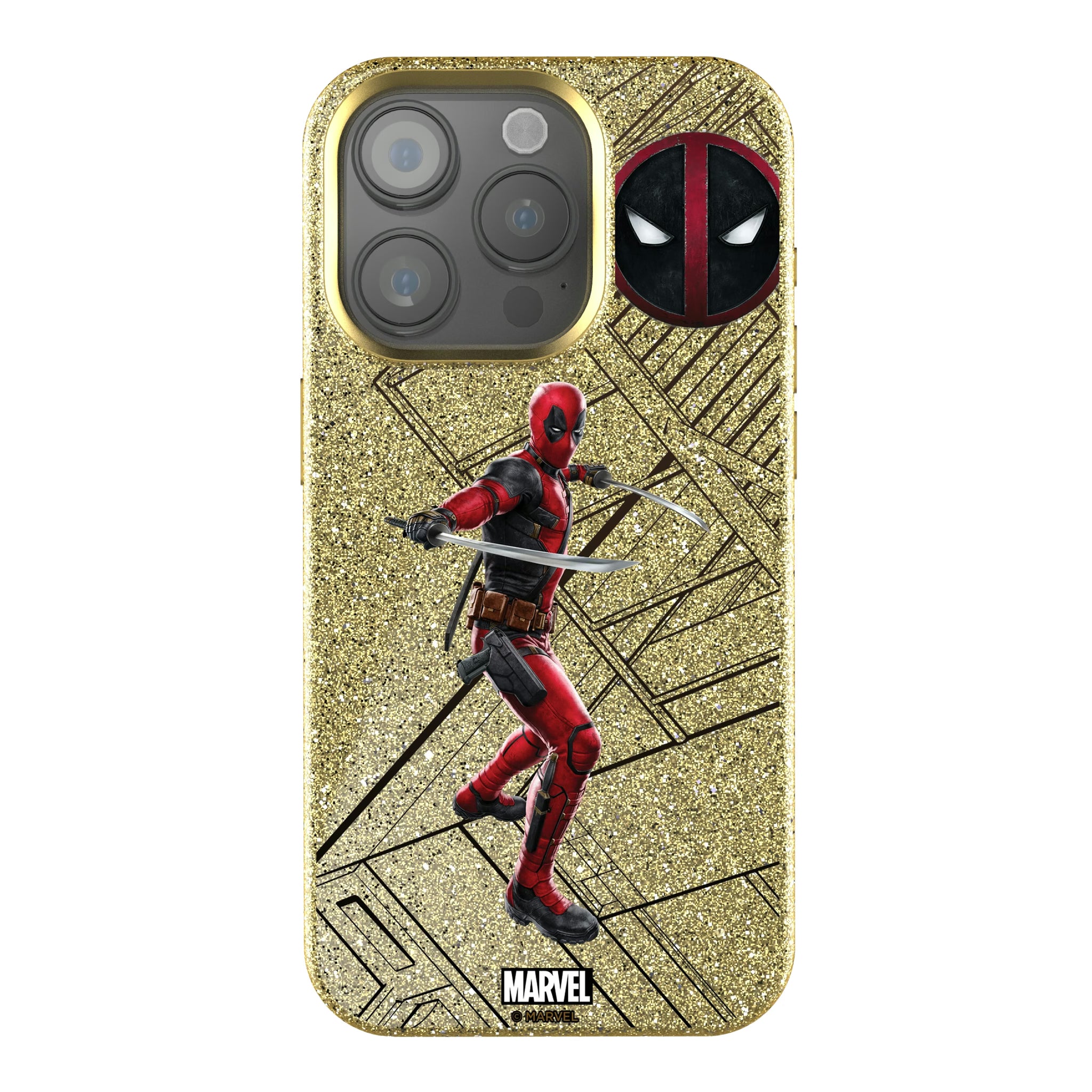 Marvel Deadpool MechLine iPhone Bling Phone Case for Apple iPhone