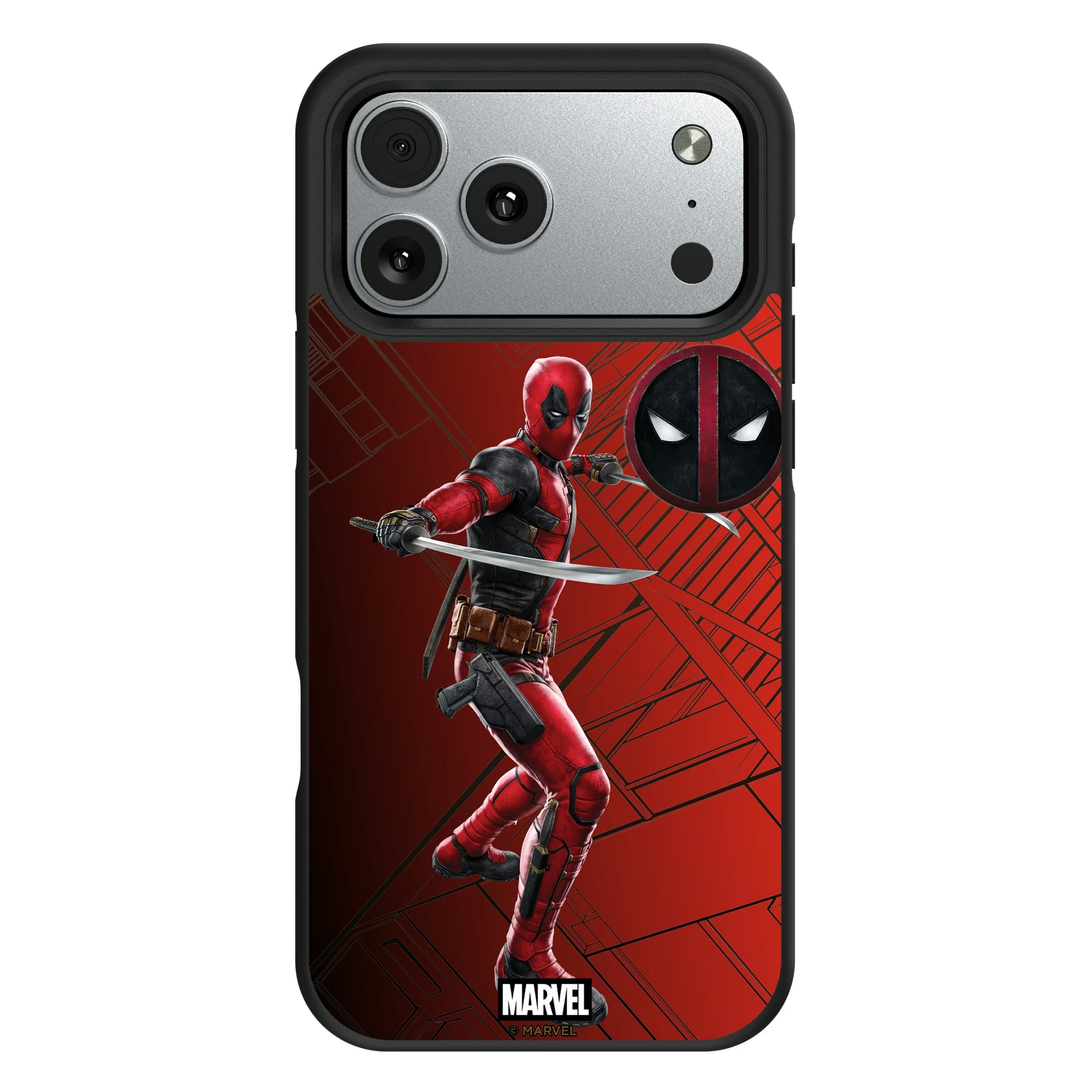 Marvel Deadpool MechLine iPhone Bump Phone Case for Apple iPhone#Device_iPhone 17 Pro Max