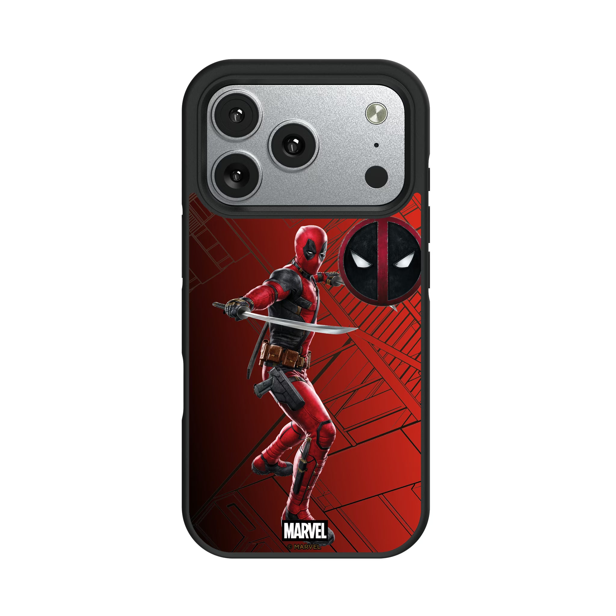 Marvel Deadpool MechLine iPhone Bump Phone Case for Apple iPhone#Device_iPhone 17 Pro