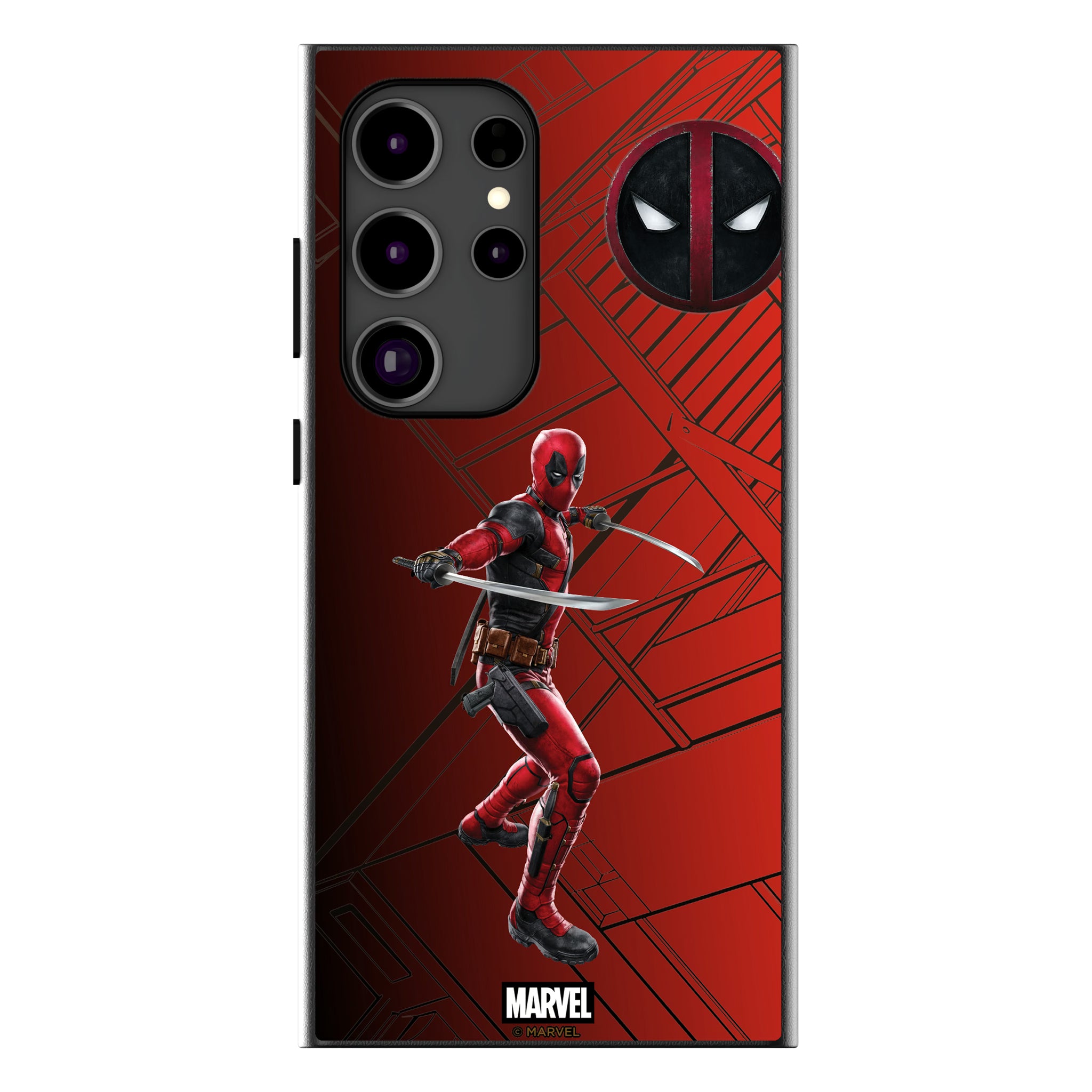 Marvel Deadpool MechLine Galaxy MagSafe Compatible Phone Case for Samsung Galaxy
