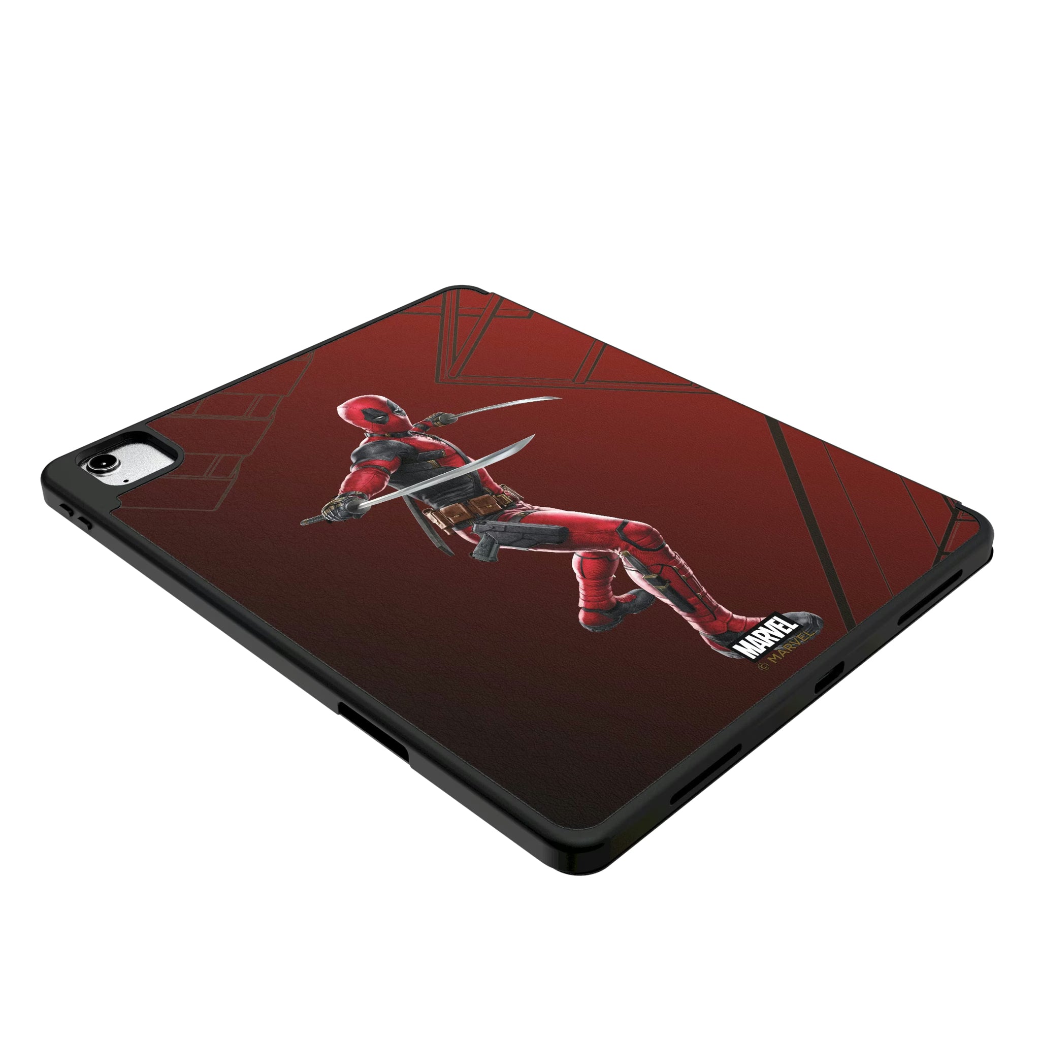 Marvel Deadpool MechLine iPad Tablet Case for Apple iPad - Isometric View