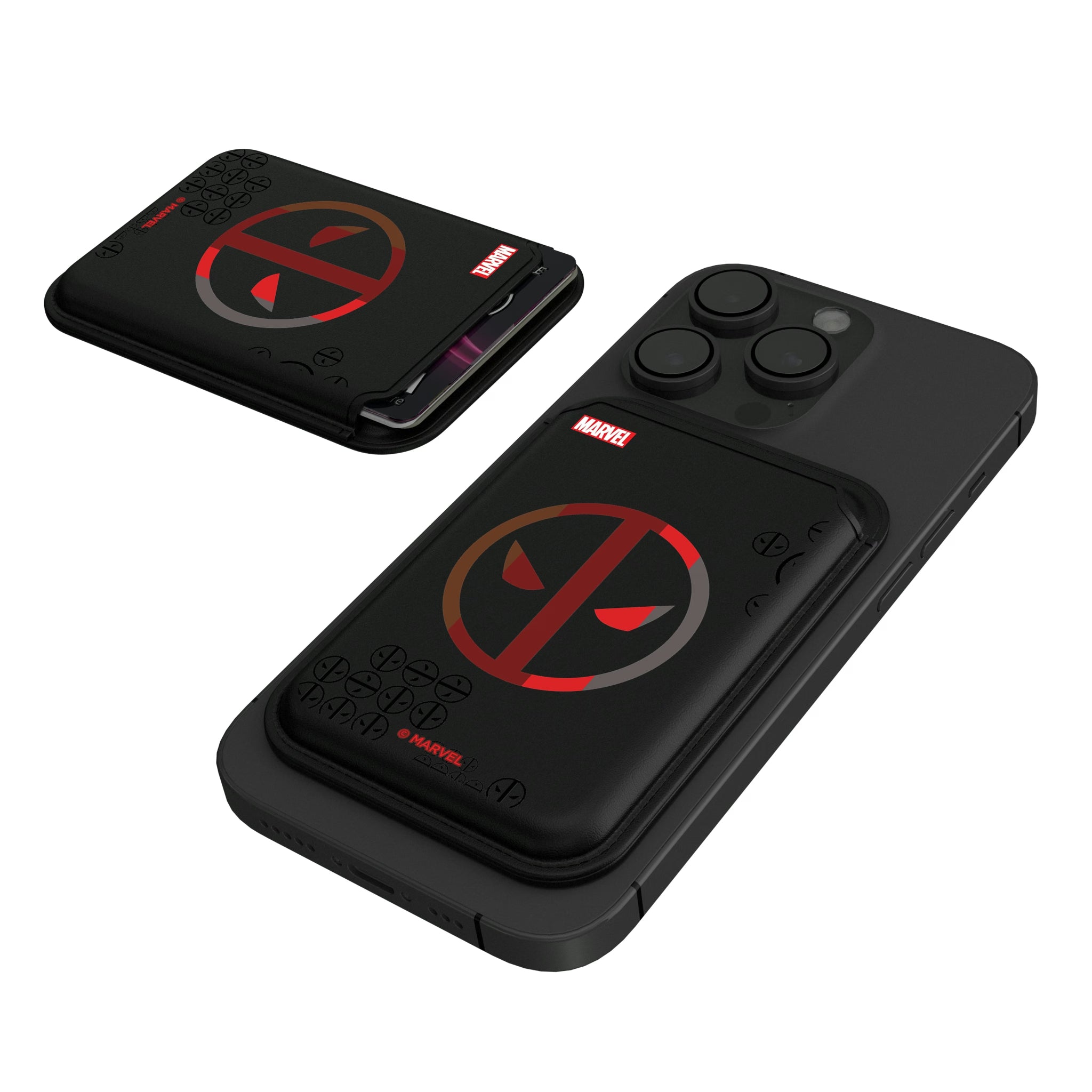 Marvel Deadpool Sigil Black Magnetic Credit Card Wallet