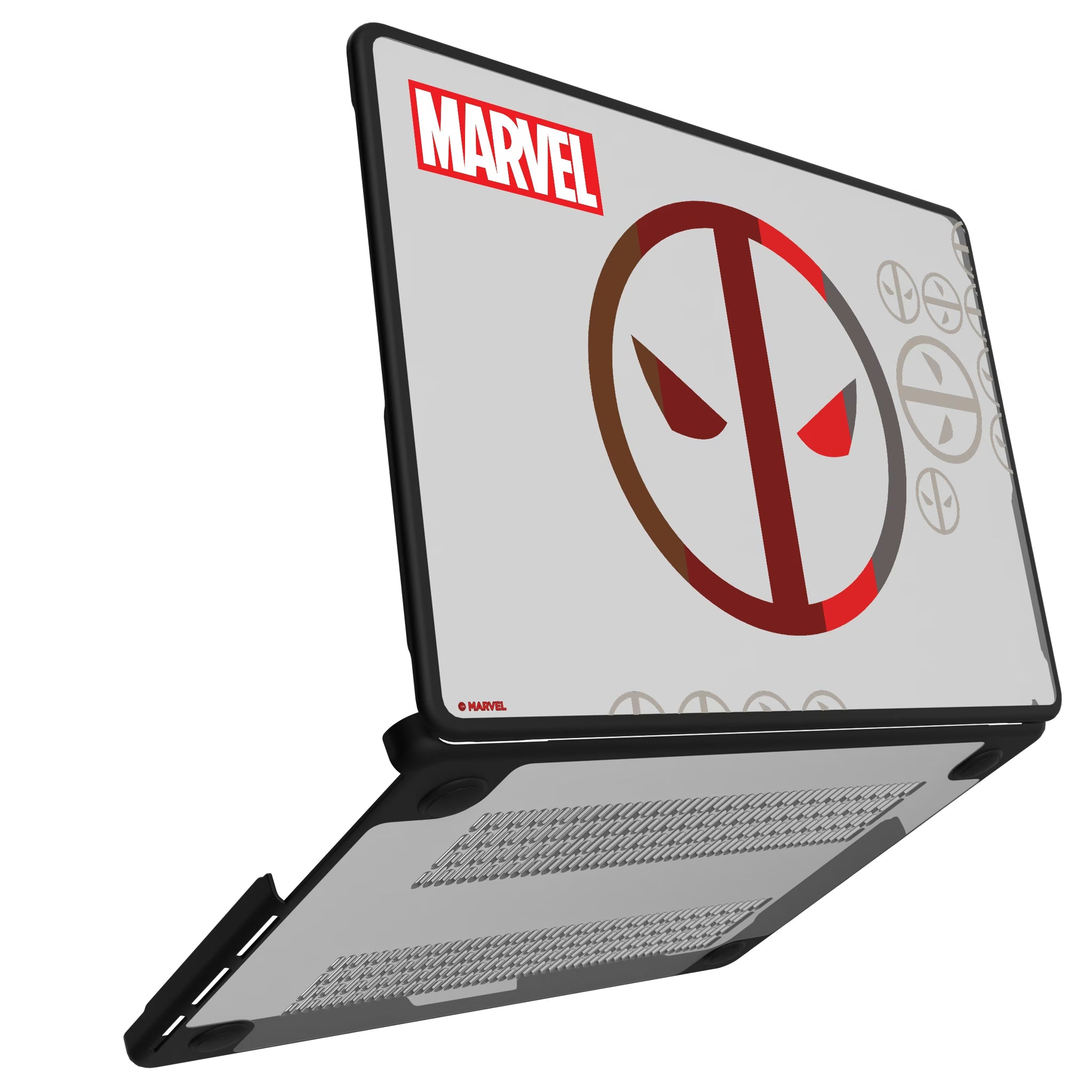 Marvel Deadpool Sigil MacBook Laptop Case for Apple MacBook#Device_MacBook Pro (14-inch, 2021) / MacBook Pro (14-inch, 2023) / MacBook Pro (14-inch, 2024)