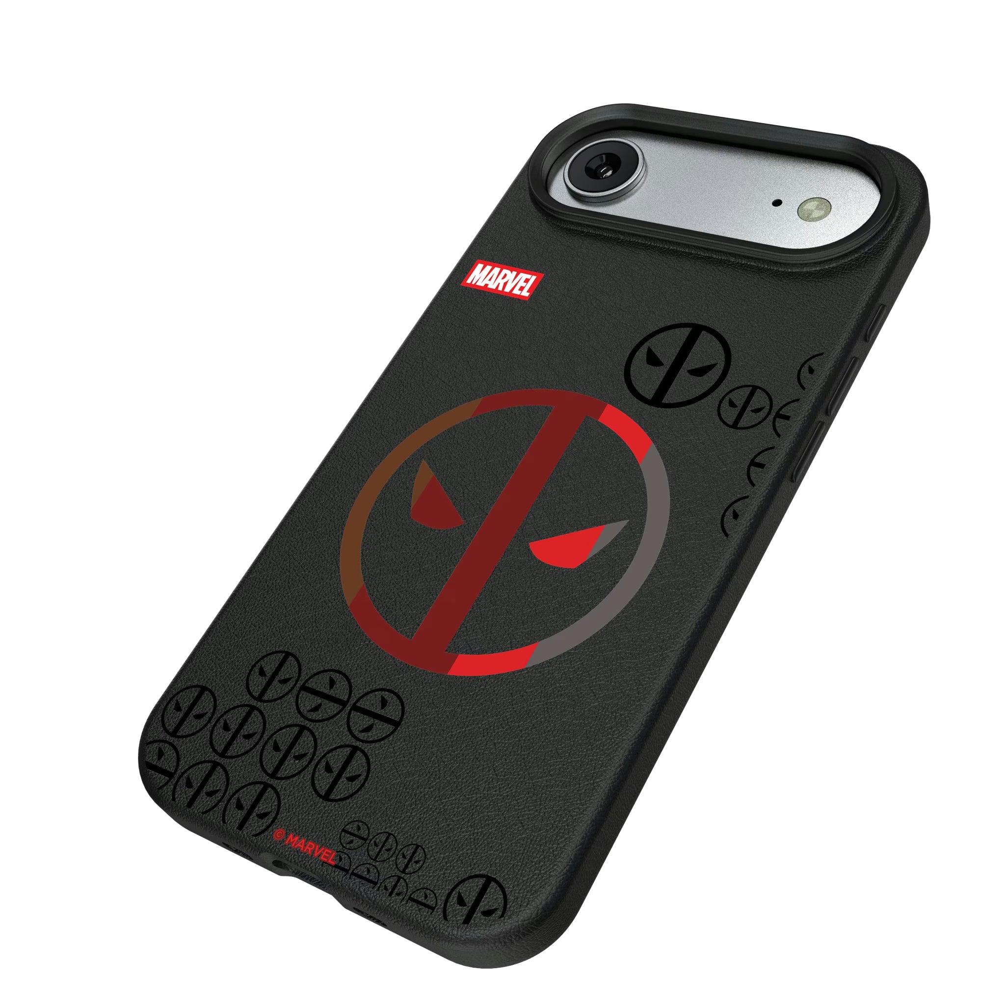 Marvel Deadpool Sigil iPhone MagSafe Compatible Phone Case for Apple iPhone - Isometric View#Device_iPhone Air