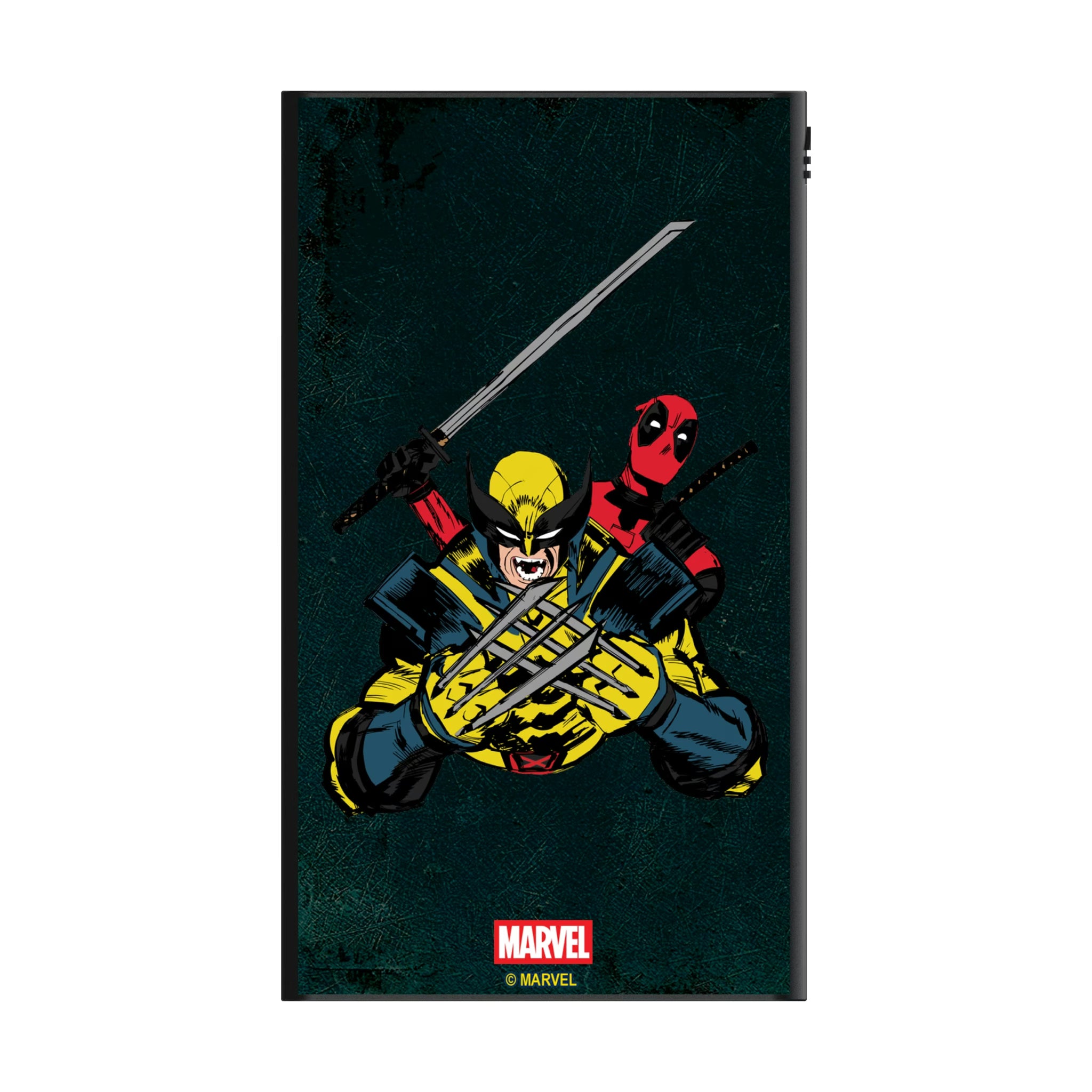 Marvel Deadpool Wolverine Badge 5000mAh Flat Powerbank