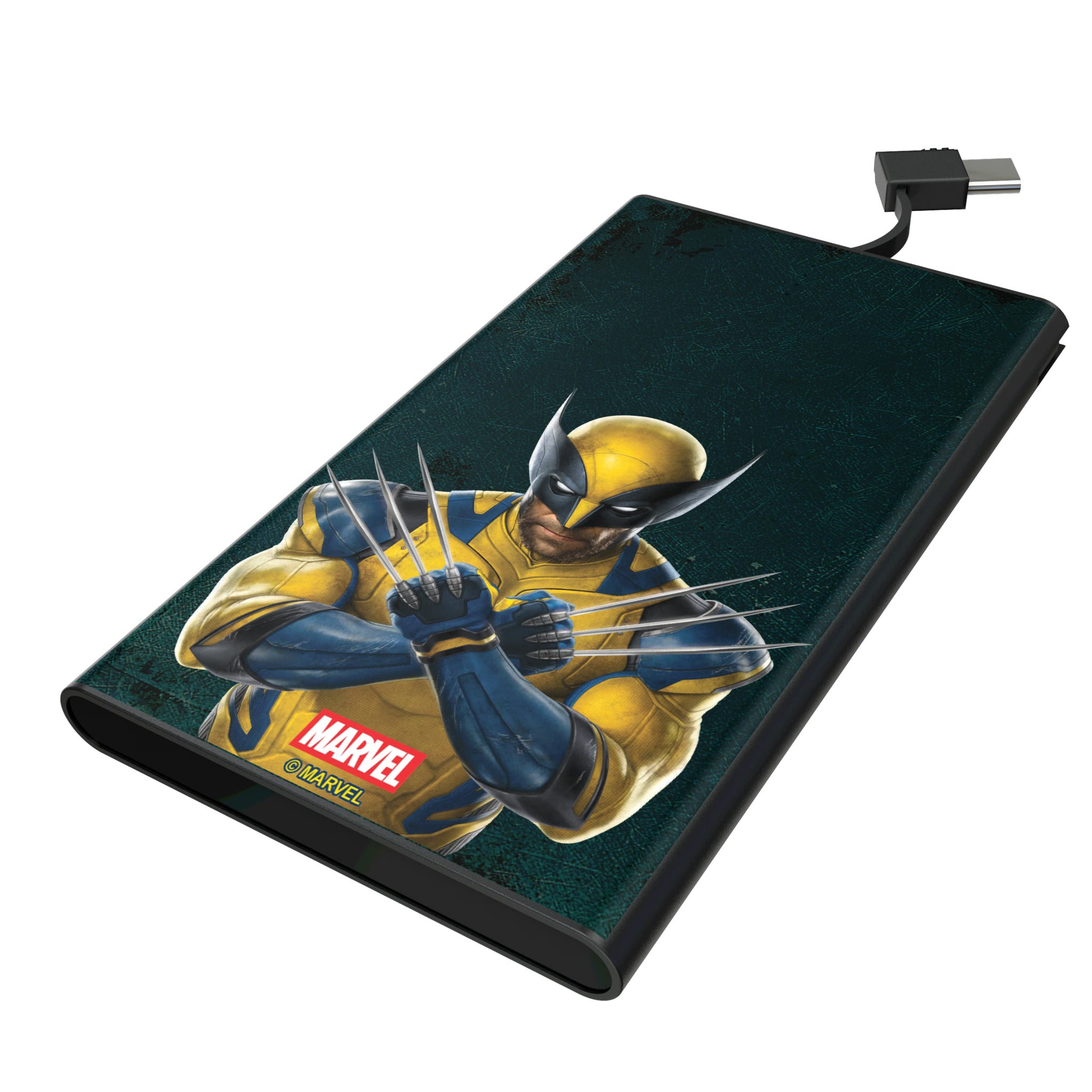 Marvel Deadpool Wolverine Badge 5000mAh Flat Powerbank