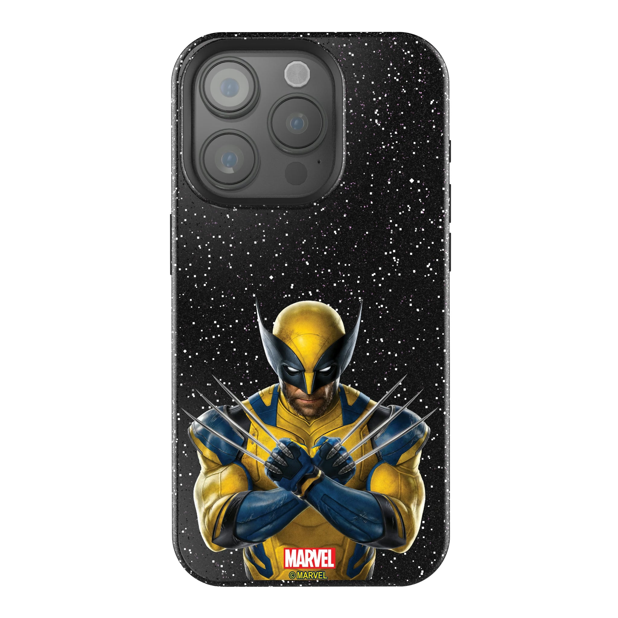 Marvel Deadpool Wolverine Badge iPhone Bling Phone Case for Apple iPhone