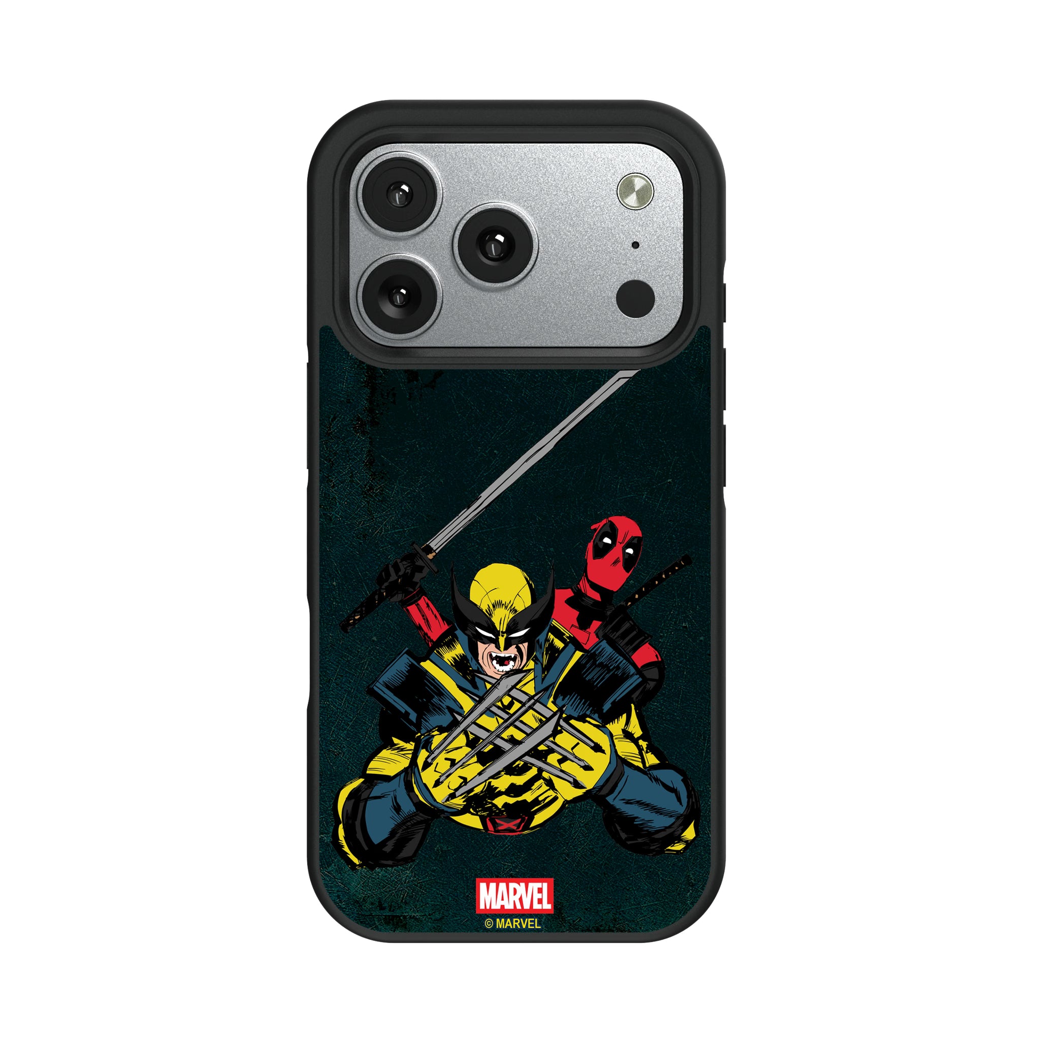 Marvel Deadpool Wolverine Badge iPhone Bump Phone Case for Apple iPhone#Device_iPhone 17 Pro