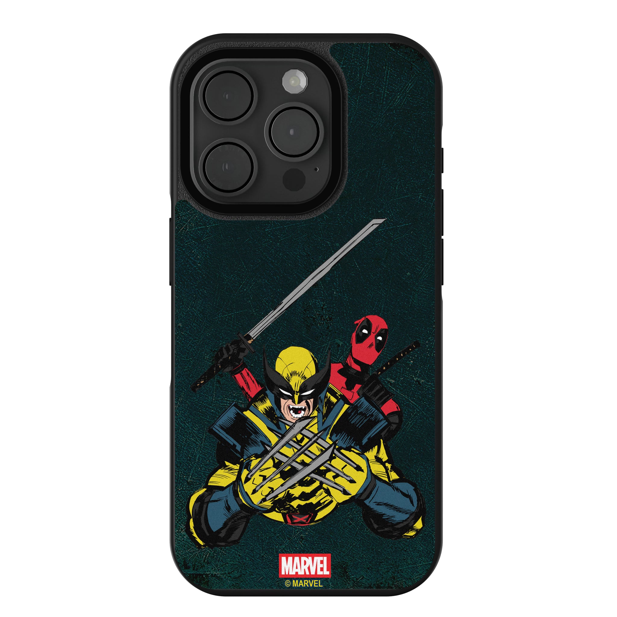 Marvel Deadpool Wolverine Badge iPhone Bump Phone Case for Apple iPhone