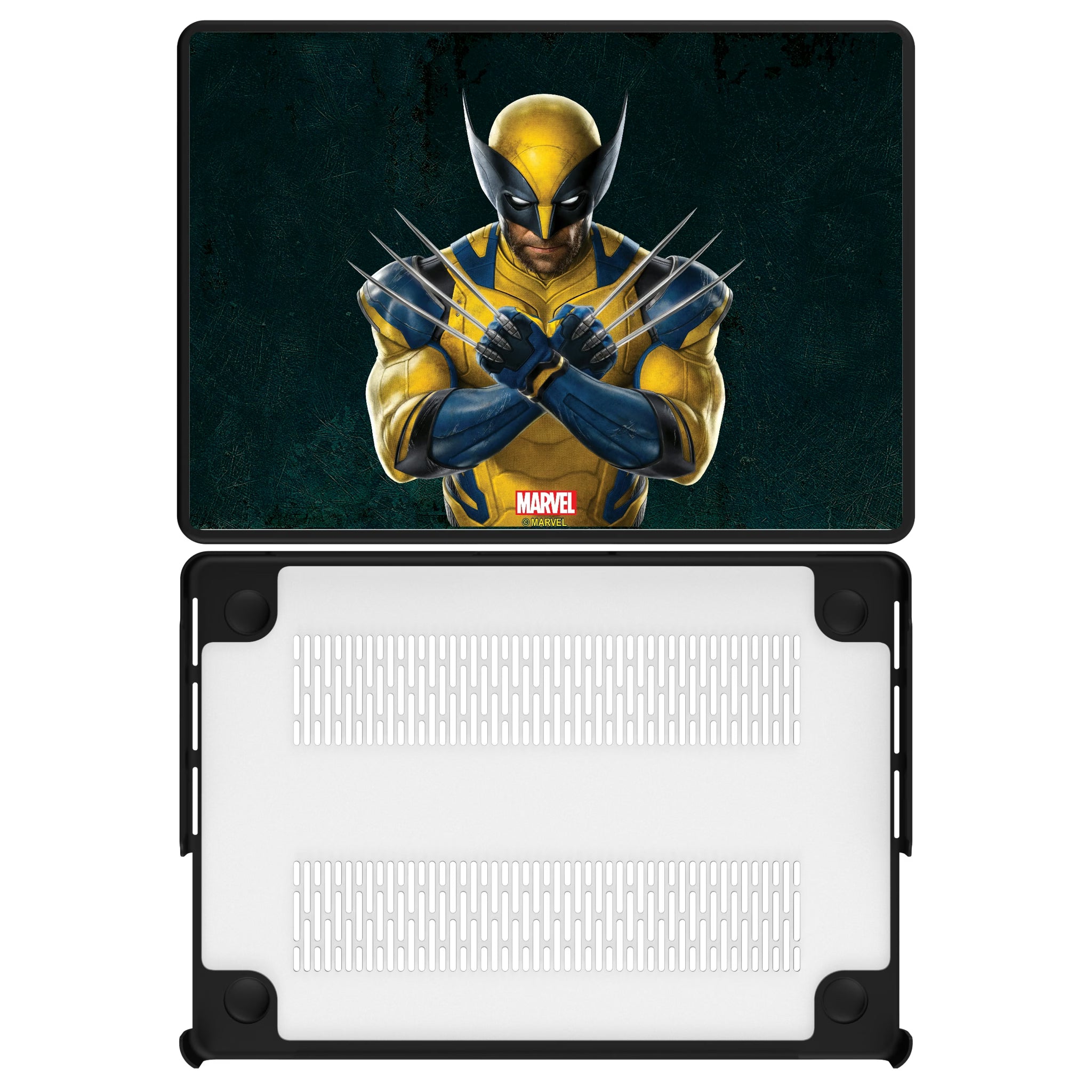 Marvel Deadpool Wolverine Badge MacBook Laptop Case for Apple MacBook#Device_MacBook Pro (14-inch, 2021) / MacBook Pro (14-inch, 2023) / MacBook Pro (14-inch, 2024)