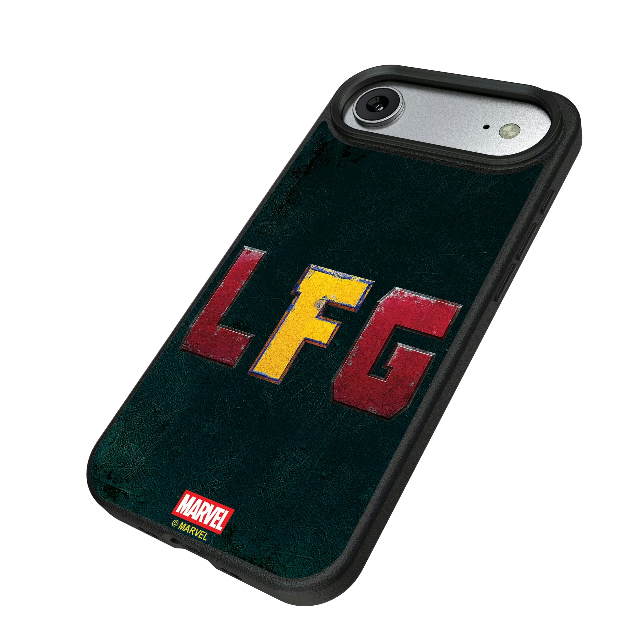 Marvel Deadpool Wolverine Badge iPhone MagSafe Compatible Phone Case for Apple iPhone - Isometric View#Device_iPhone Air