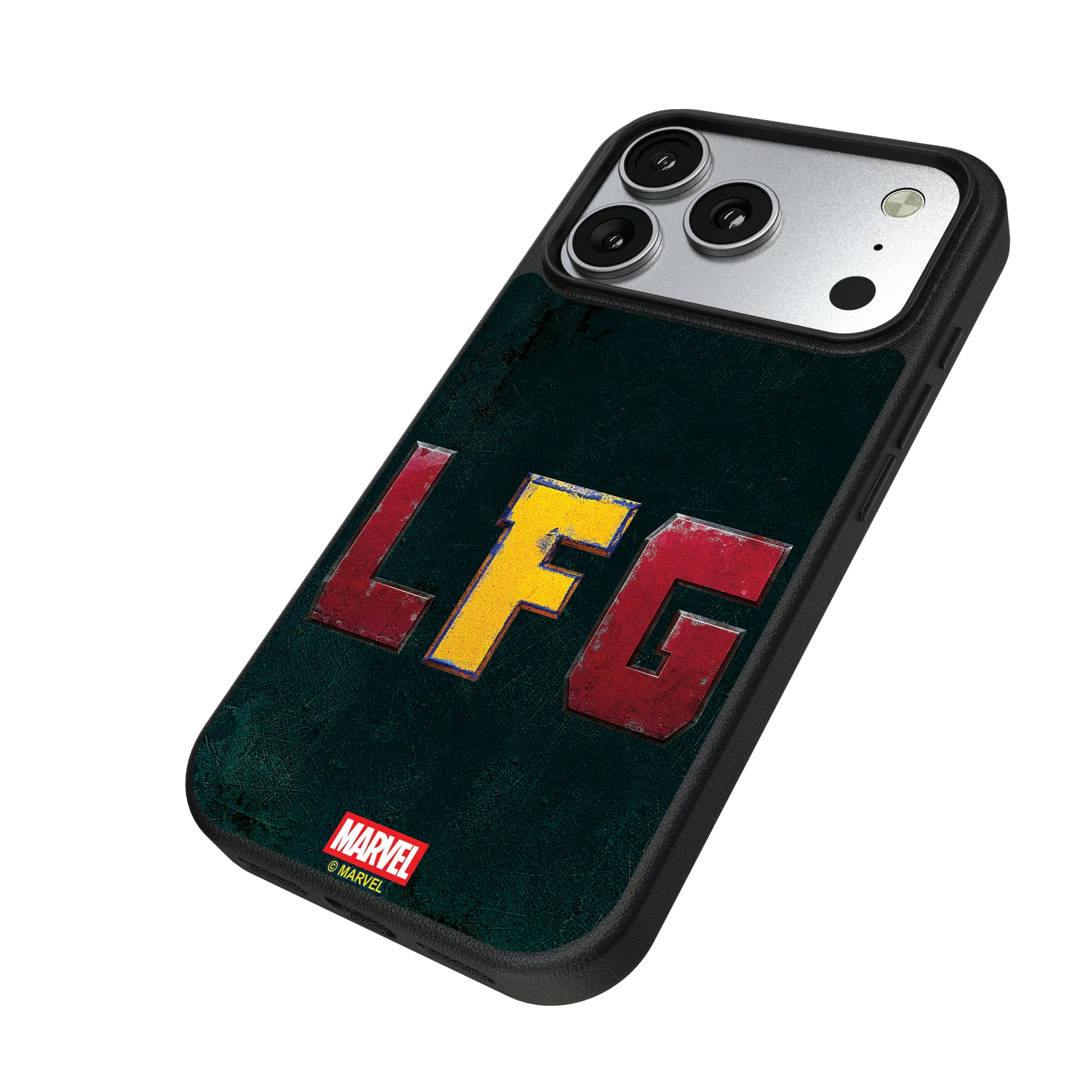 Marvel Deadpool Wolverine Badge iPhone MagSafe Compatible Phone Case for Apple iPhone - Isometric View#Device_iPhone 17 Pro