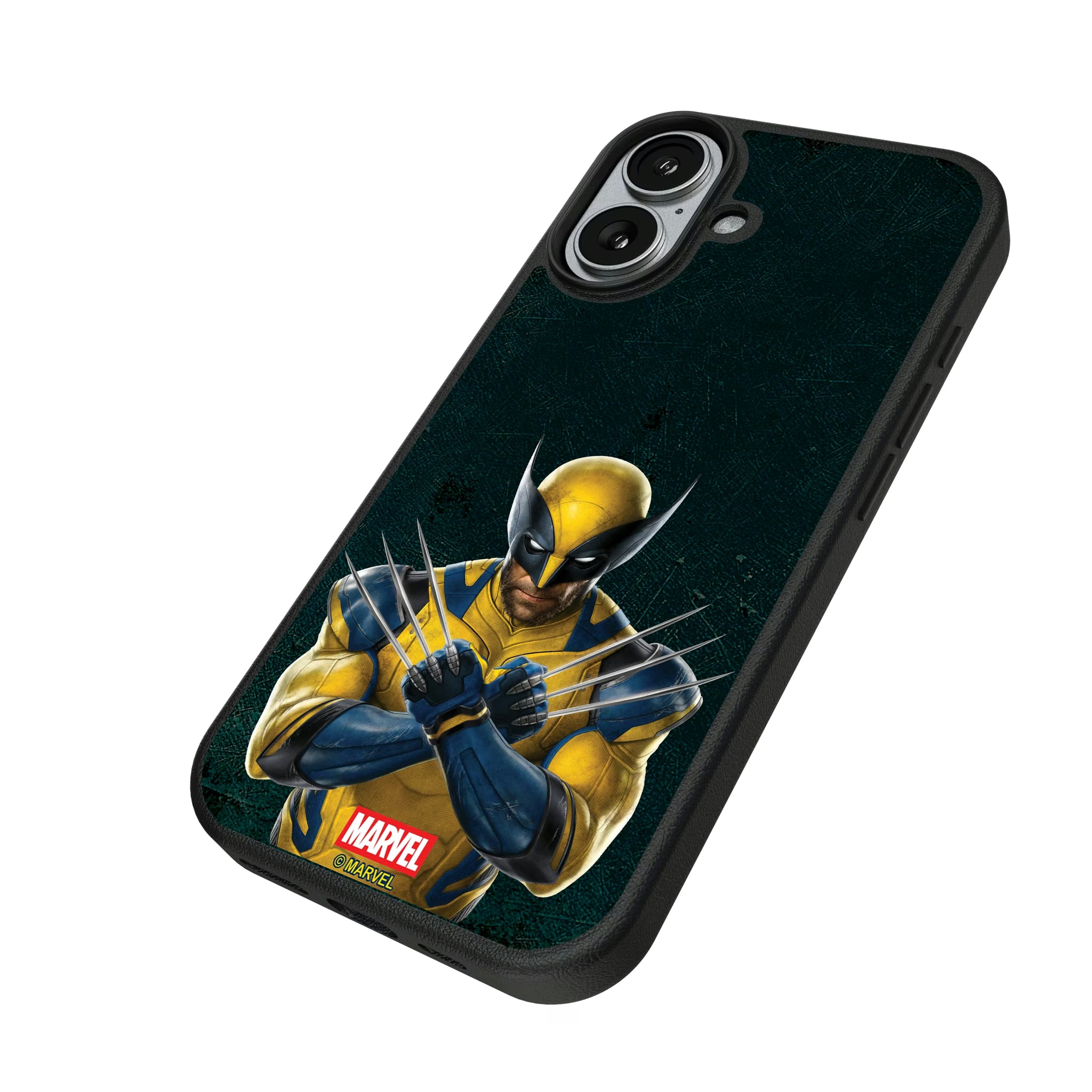 Marvel Deadpool Wolverine Badge iPhone MagSafe Compatible Phone Case for Apple iPhone - Isometric View#Device_iPhone 17