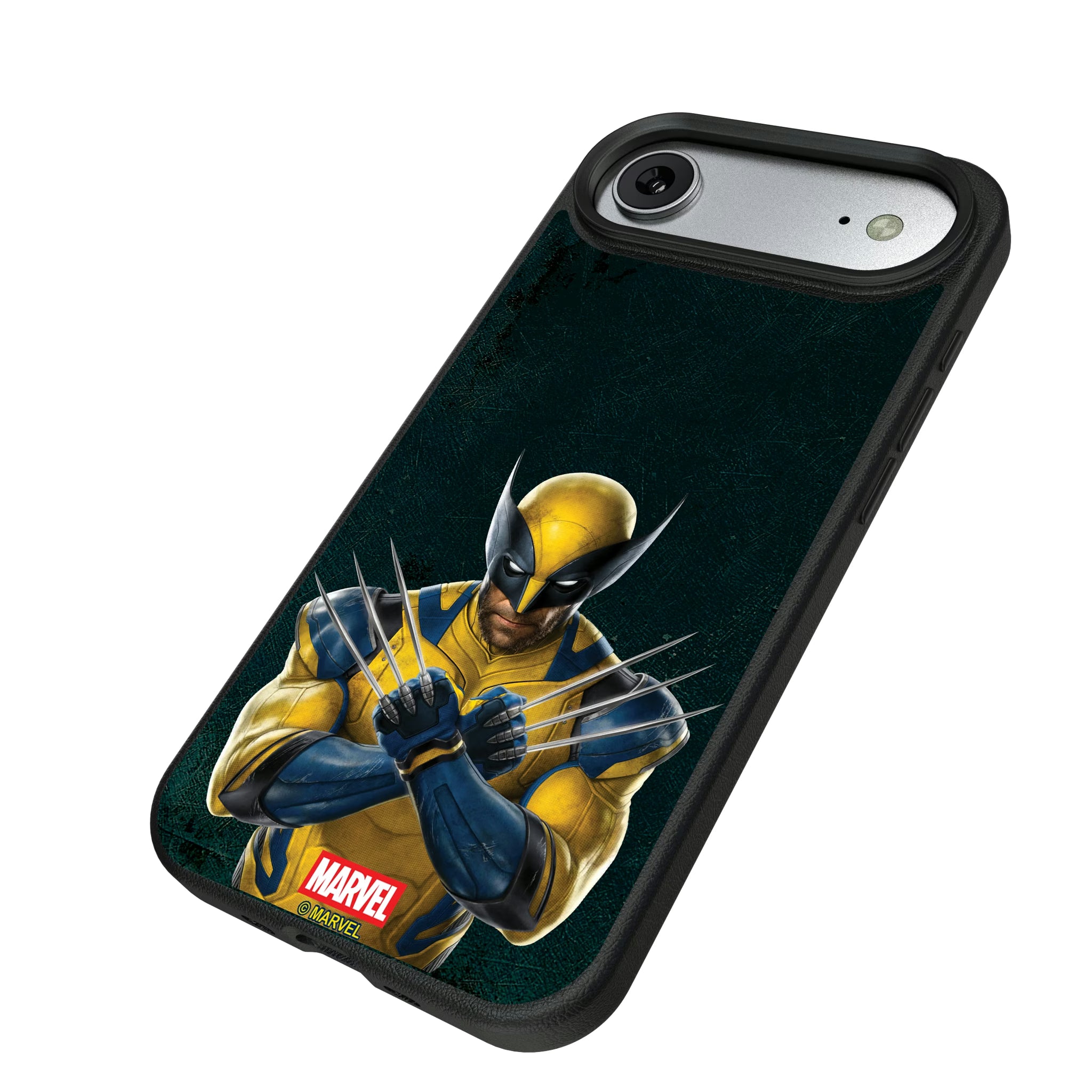 Marvel Deadpool Wolverine Badge iPhone MagSafe Compatible Phone Case for Apple iPhone - Isometric View#Device_iPhone Air