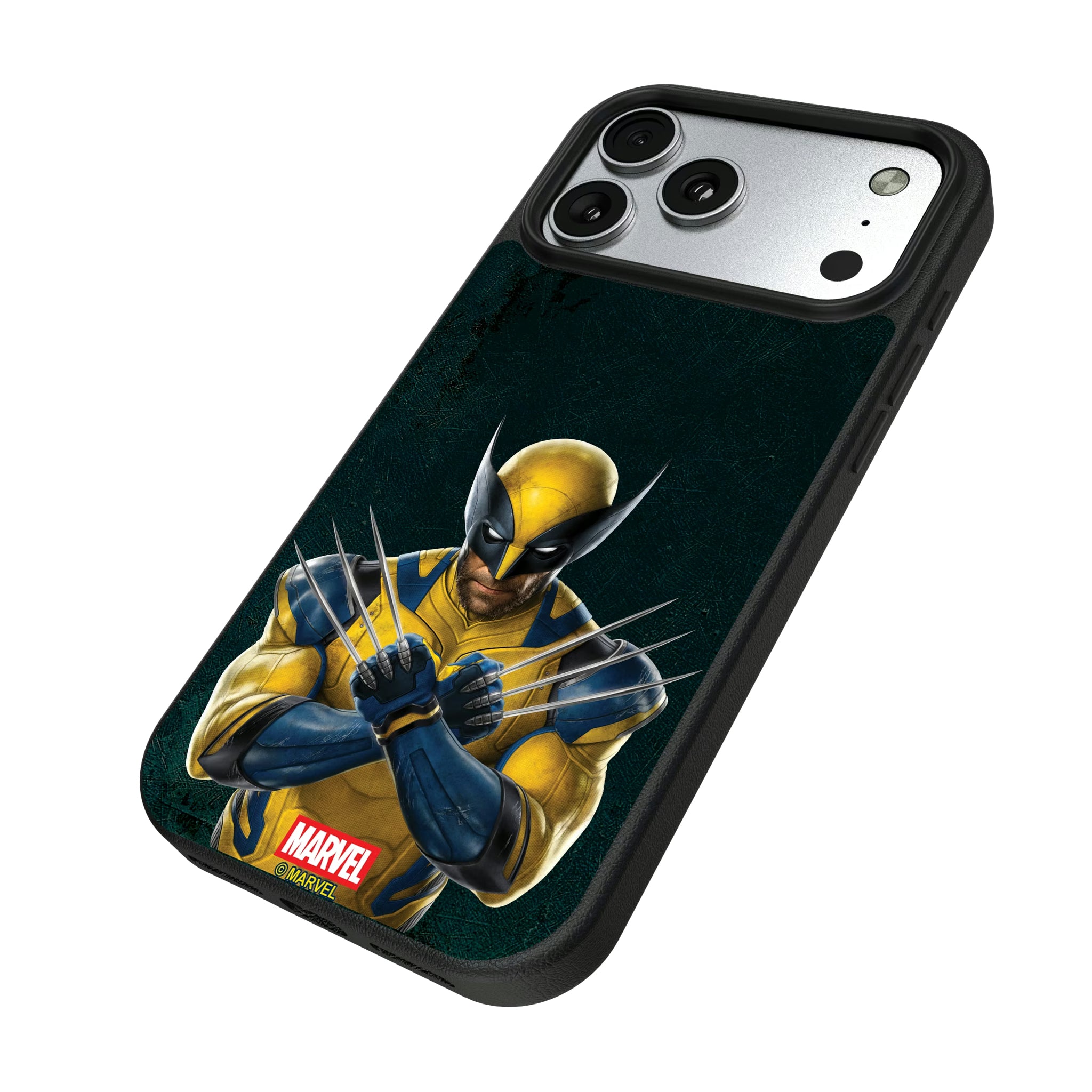 Marvel Deadpool Wolverine Badge iPhone MagSafe Compatible Phone Case for Apple iPhone - Isometric View#Device_iPhone 17 Pro Max