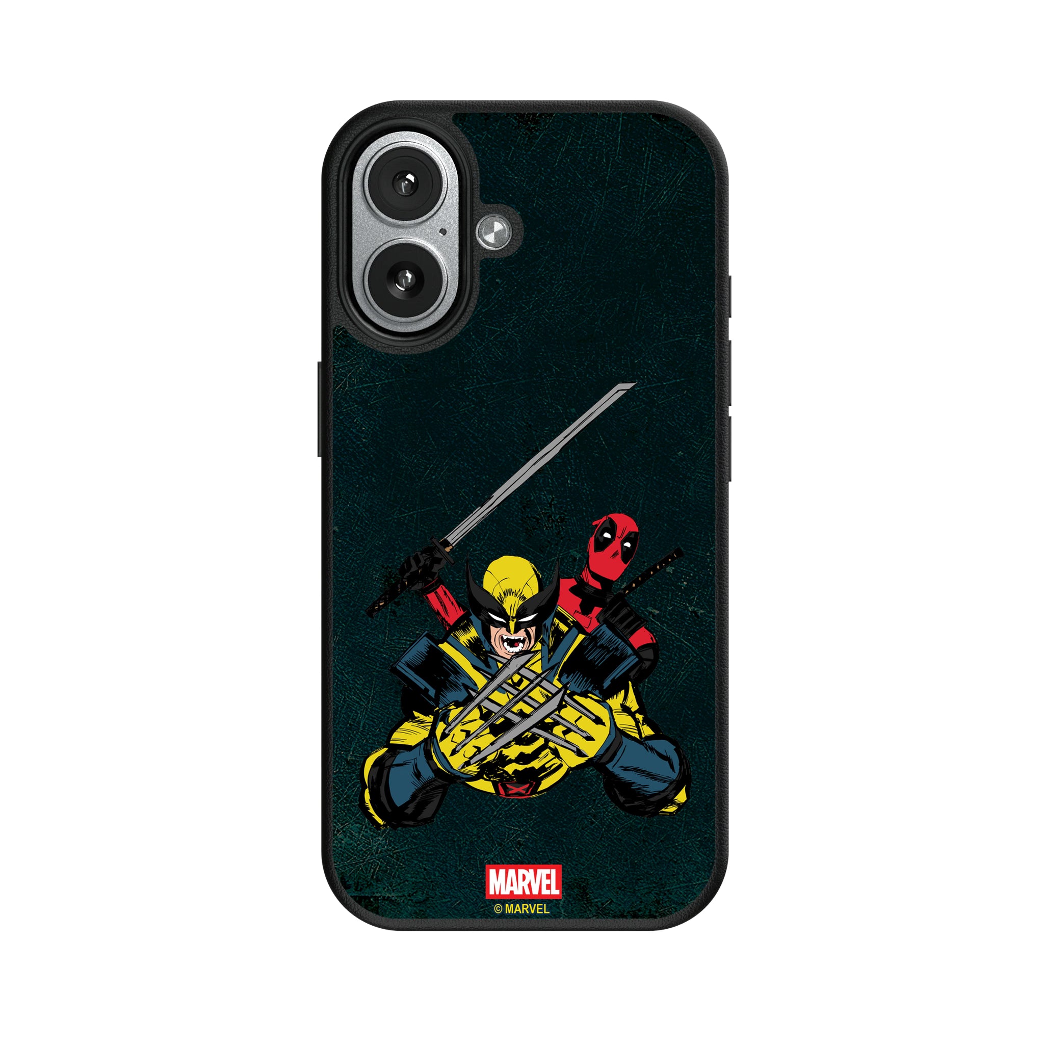 Marvel Deadpool Wolverine Badge iPhone MagSafe Compatible Phone Case for Apple iPhone#Device_iPhone 17