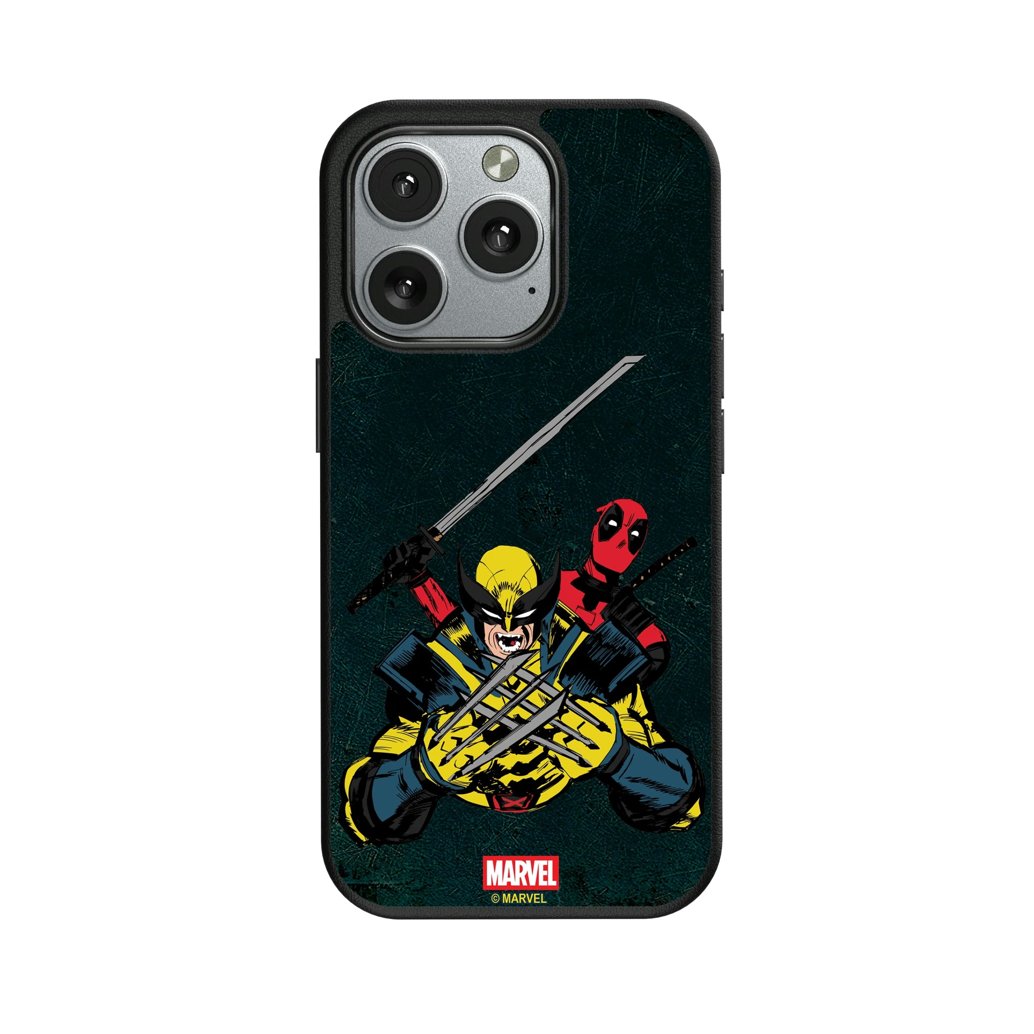 Marvel Deadpool Wolverine Badge iPhone MagSafe Compatible Phone Case for Apple iPhone
