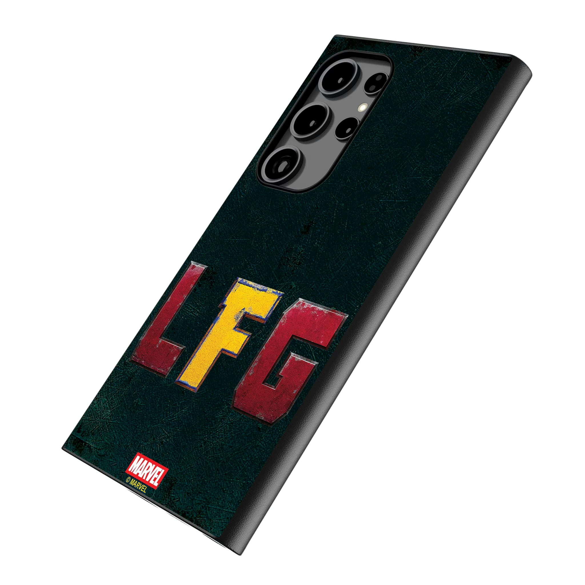 Marvel Deadpool Wolverine Badge Galaxy MagSafe Compatible Phone Case for Samsung Galaxy - Isometric View