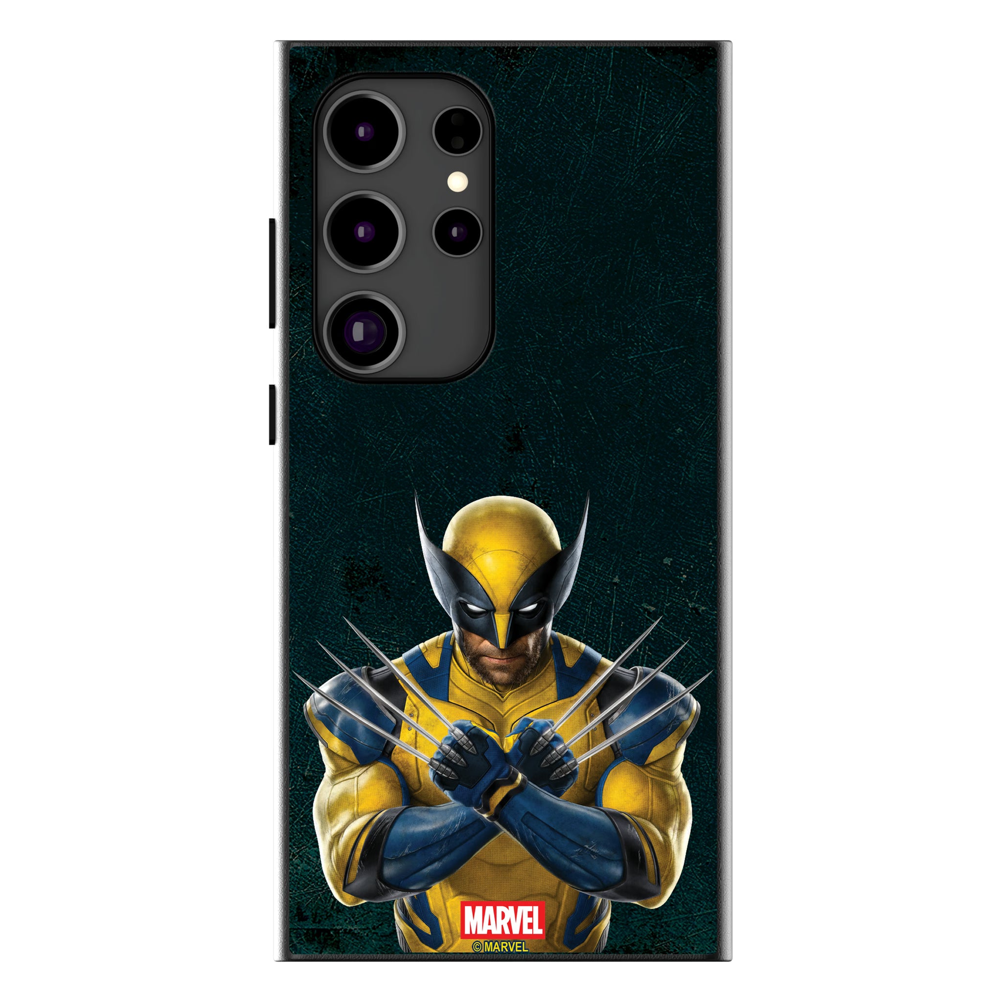 Marvel Deadpool Wolverine Badge Galaxy MagSafe Compatible Phone Case for Samsung Galaxy