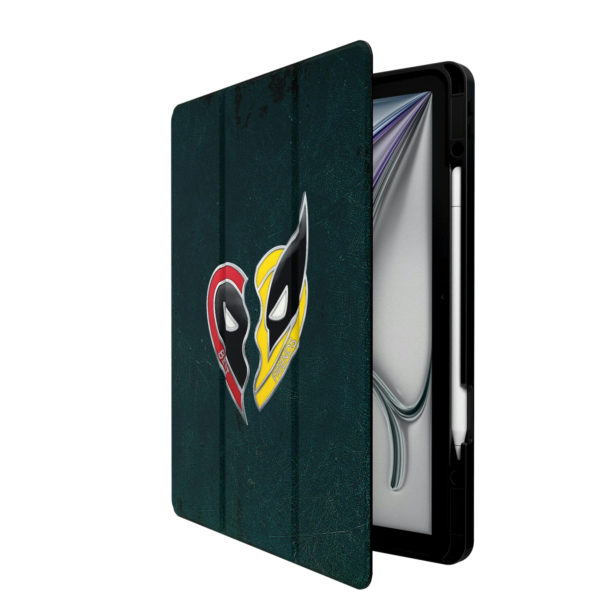 Marvel Deadpool Wolverine Badge iPad Tablet Case for Apple iPad