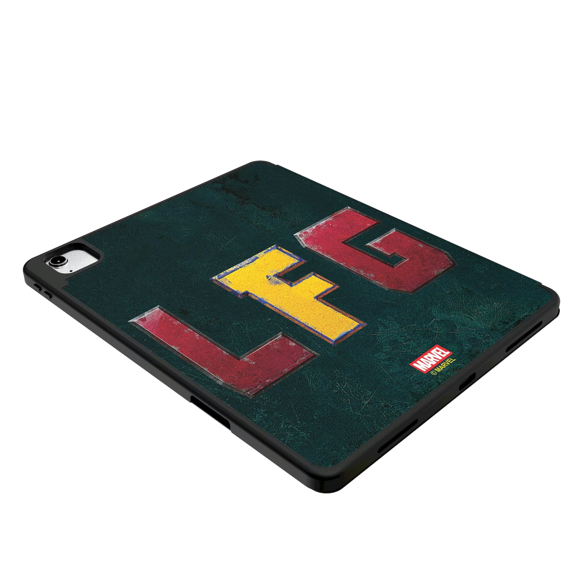 Marvel Deadpool Wolverine Badge iPad Tablet Case for Apple iPad - Isometric View