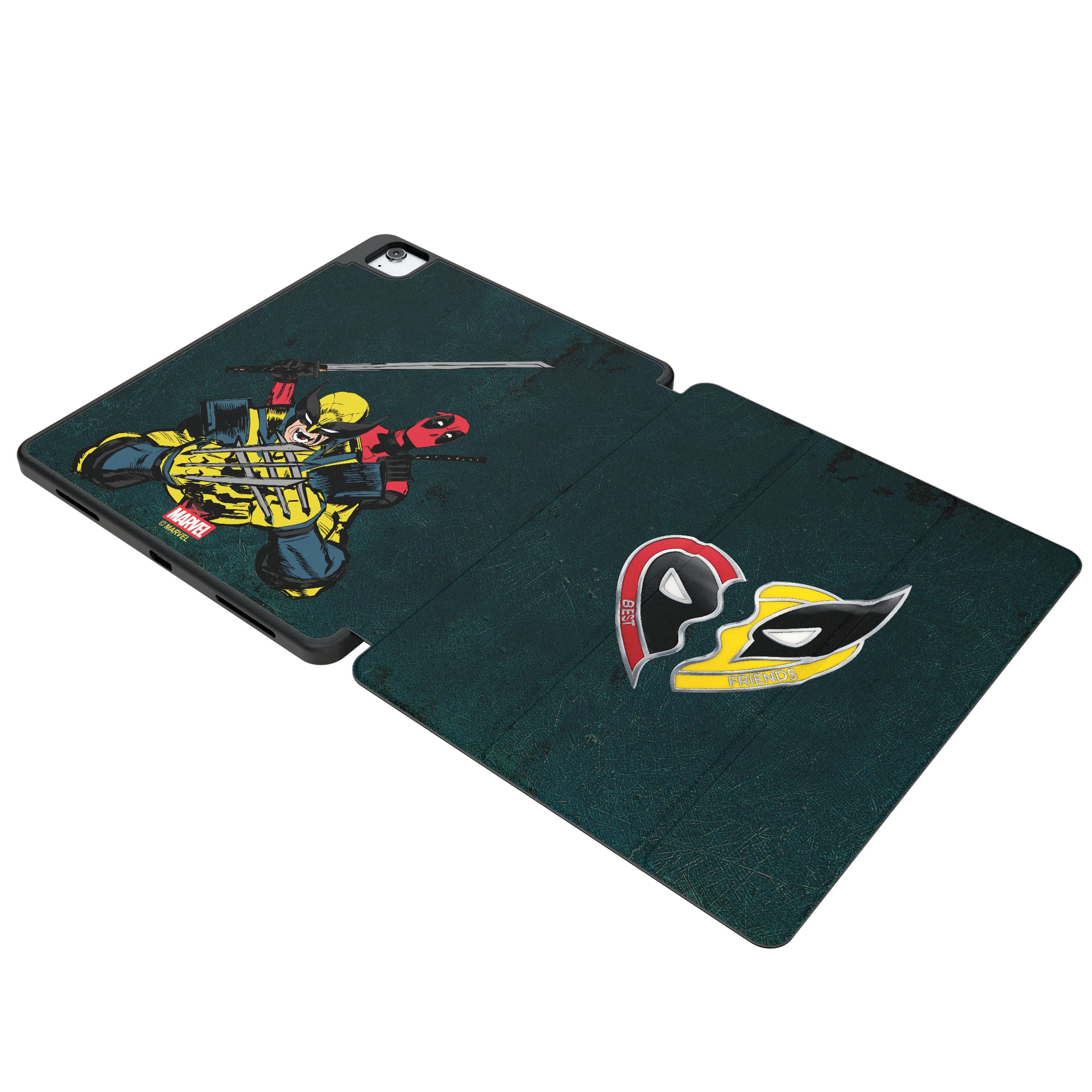 Marvel Deadpool Wolverine Badge iPad Tablet Case for Apple iPad