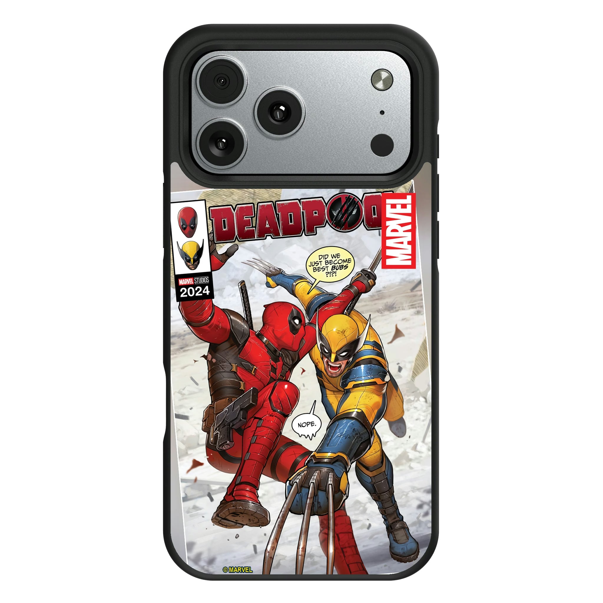 Marvel Deadpool Wolverine Cover Art iPhone Bump Phone Case for Apple iPhone#Device_iPhone 17 Pro Max