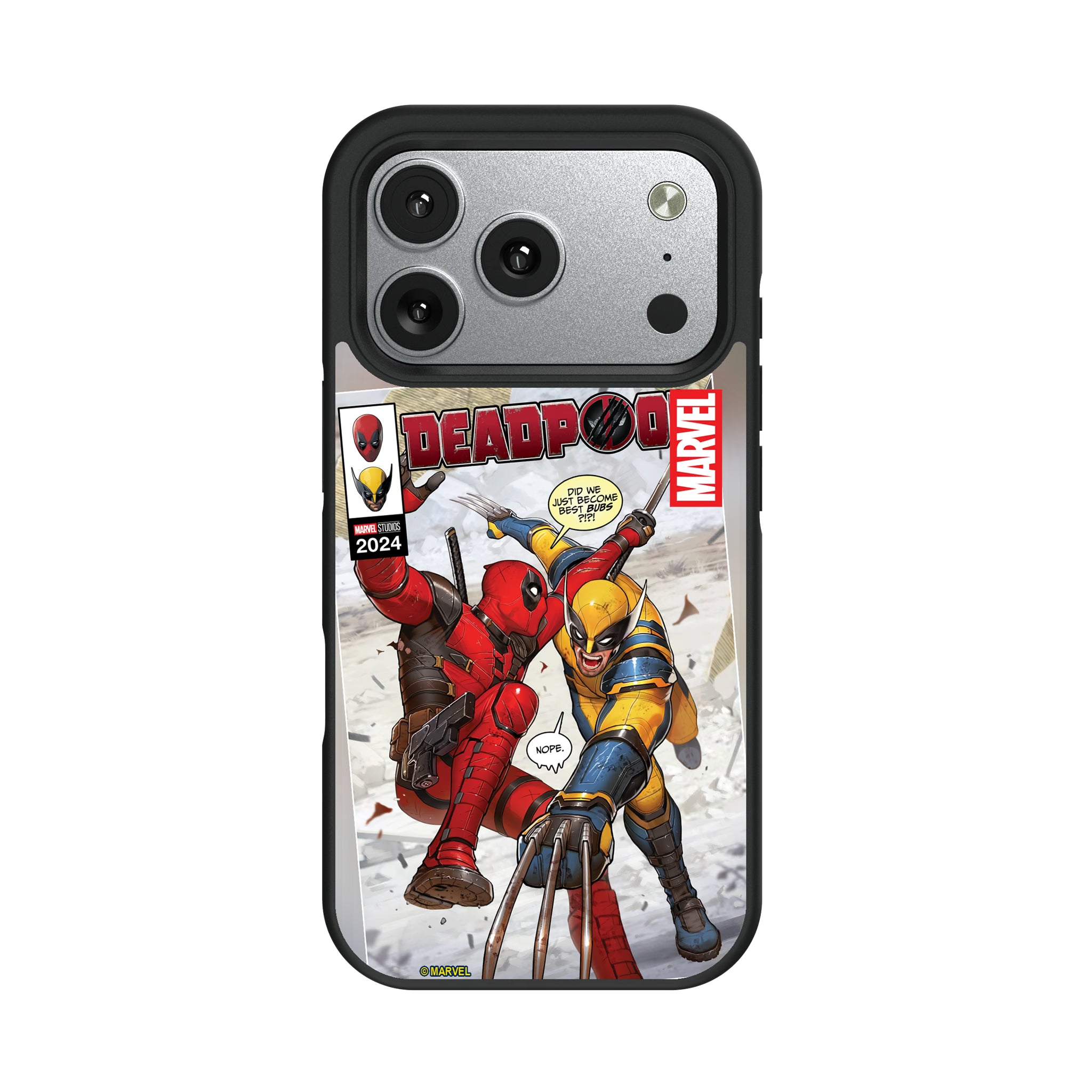 Marvel Deadpool Wolverine Cover Art iPhone Bump Phone Case for Apple iPhone#Device_iPhone 17 Pro
