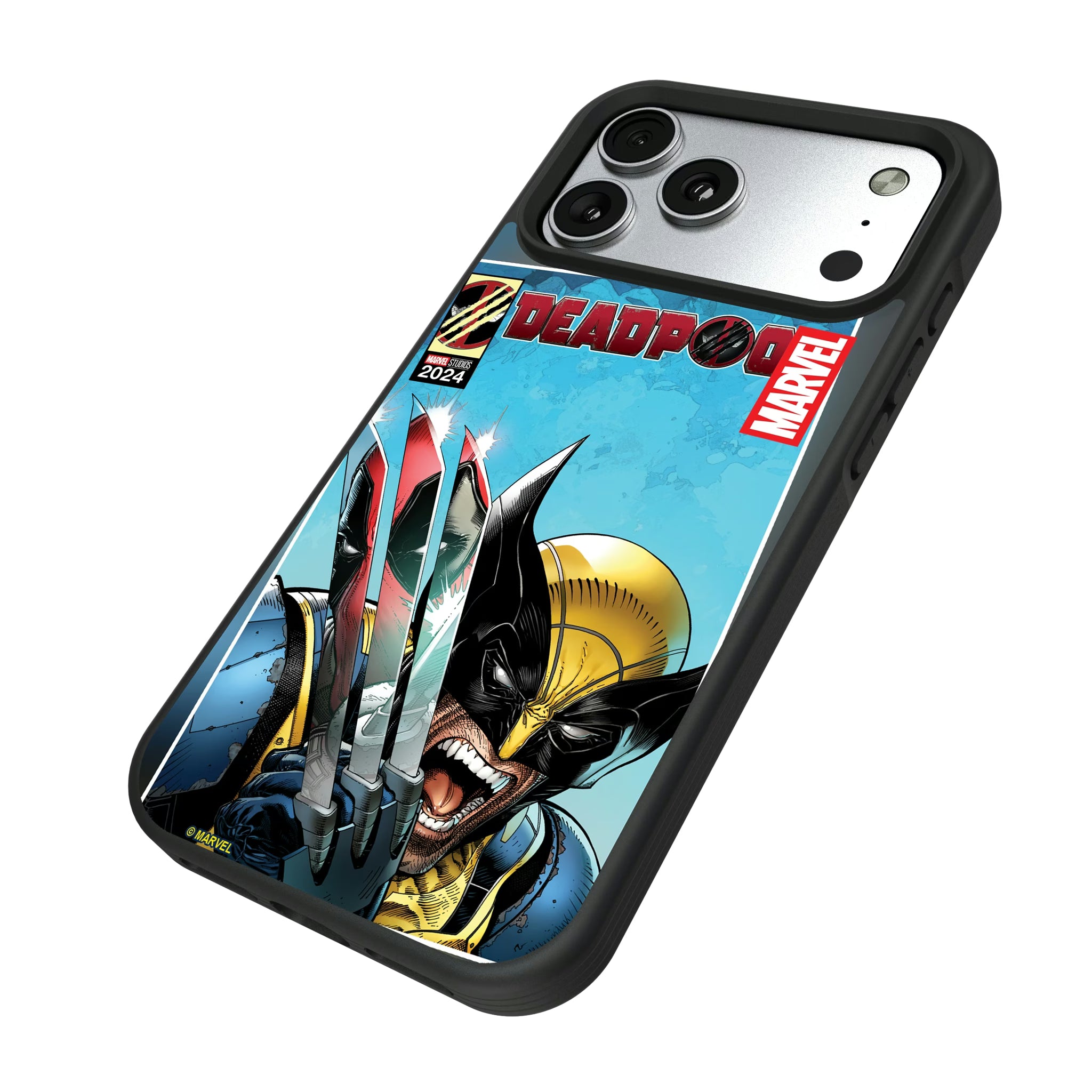 Marvel Deadpool Wolverine Cover Art iPhone Bump Phone Case for Apple iPhone - Isometric View#Device_iPhone 17 Pro Max