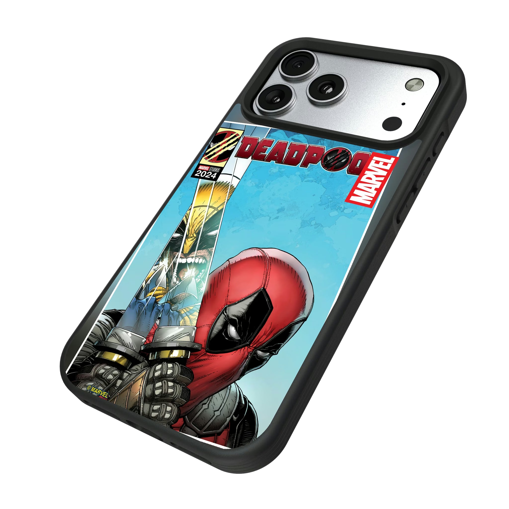 Marvel Deadpool Wolverine Cover Art iPhone Bump Phone Case for Apple iPhone - Isometric View#Device_iPhone 17 Pro Max