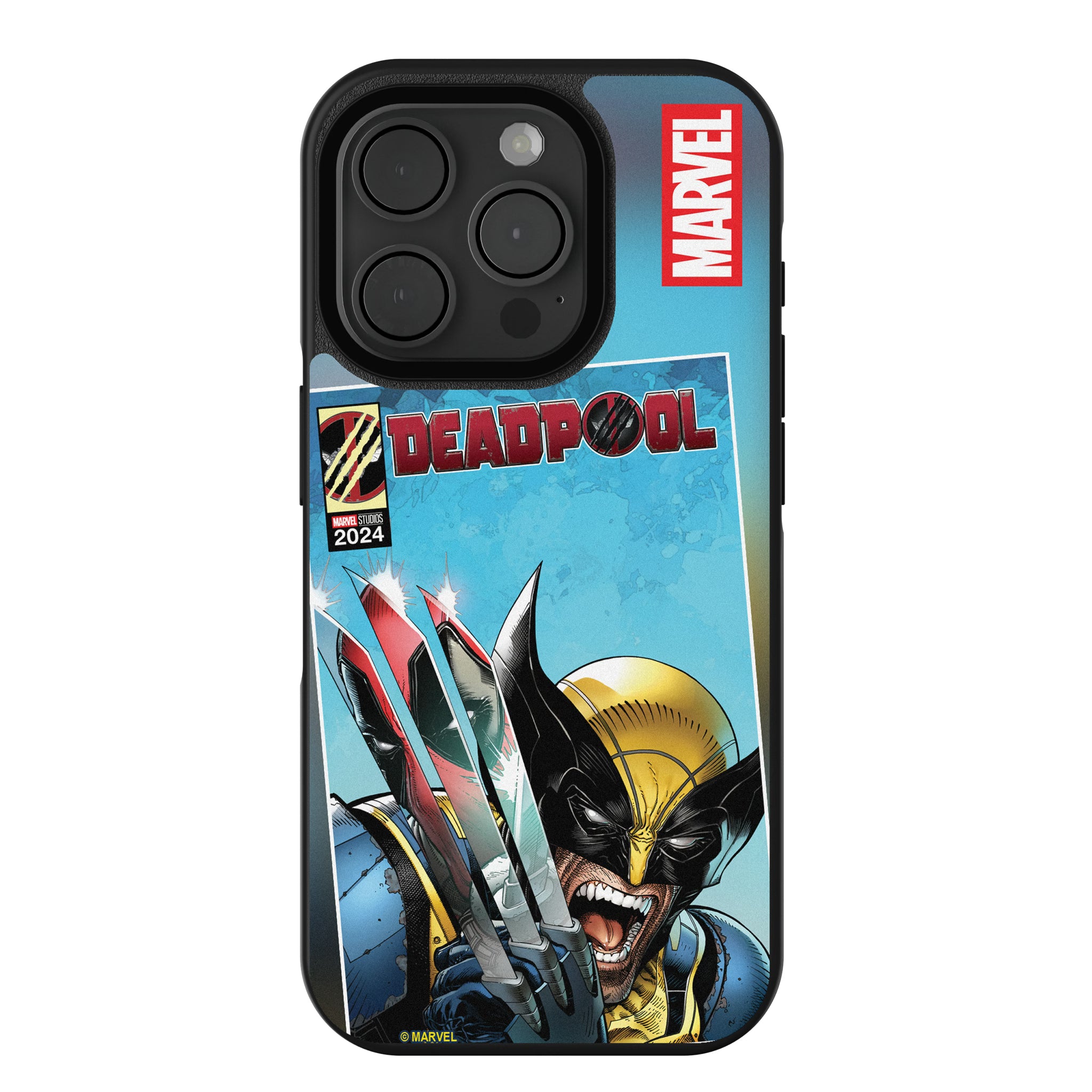Marvel Deadpool Wolverine Cover Art iPhone Bump Phone Case for Apple iPhone