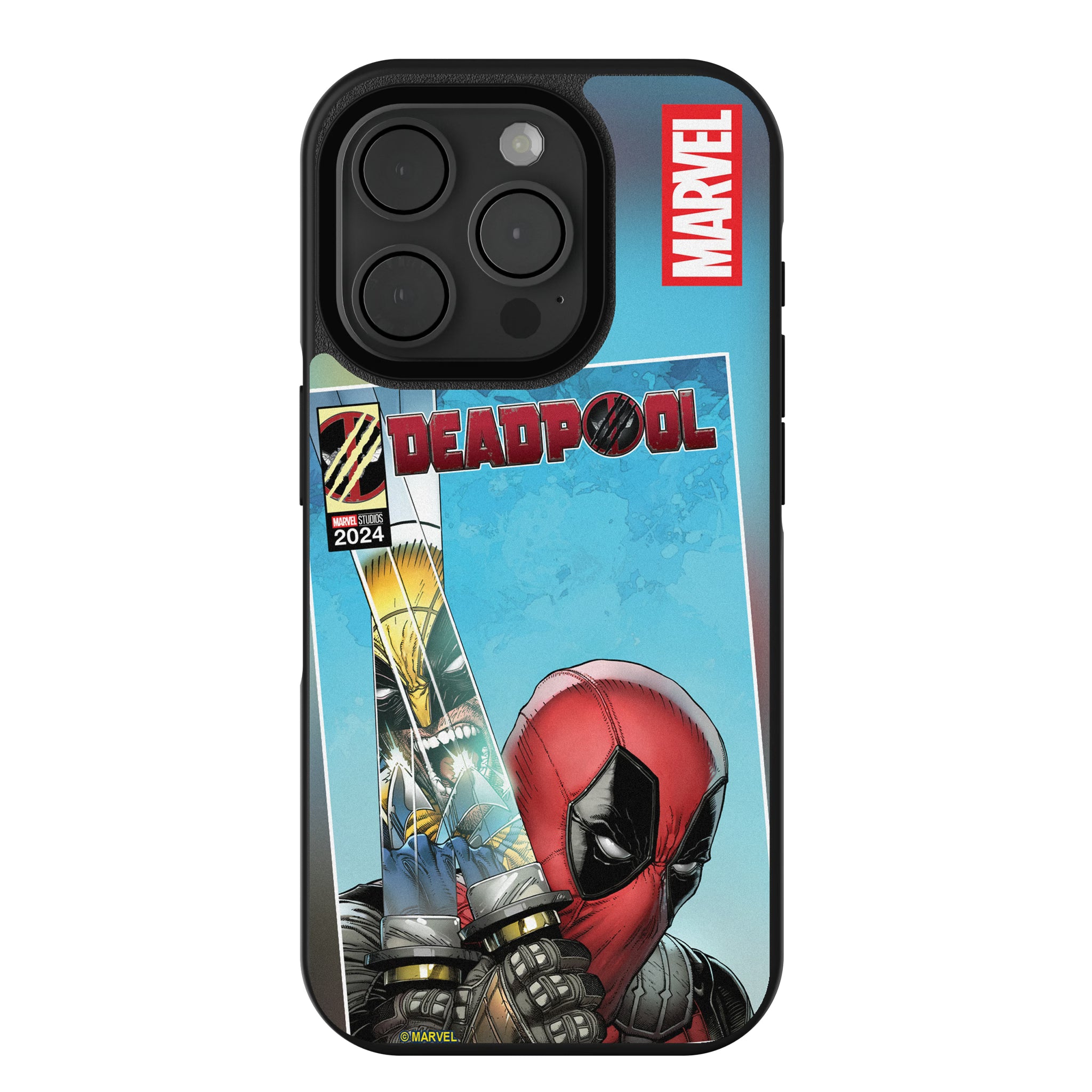Marvel Deadpool Wolverine Cover Art iPhone Bump Phone Case for Apple iPhone
