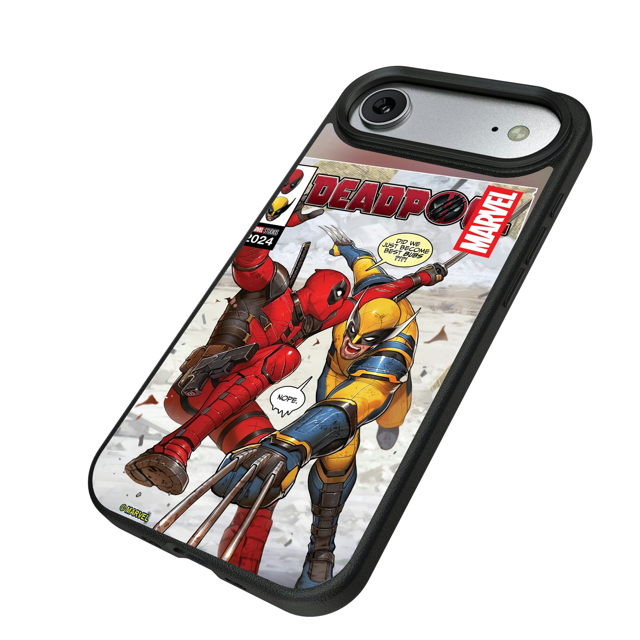 Marvel Deadpool Wolverine Cover Art iPhone MagSafe Compatible Phone Case for Apple iPhone - Isometric View#Device_iPhone Air