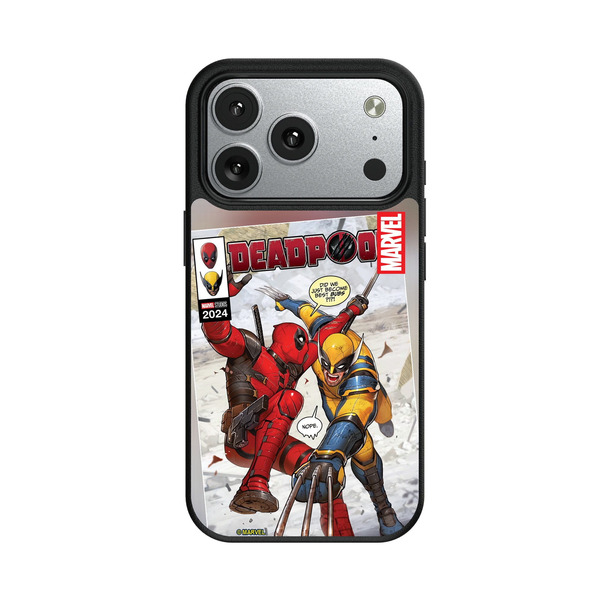 Marvel Deadpool Wolverine Cover Art iPhone MagSafe Compatible Phone Case for Apple iPhone#Device_iPhone 17 Pro