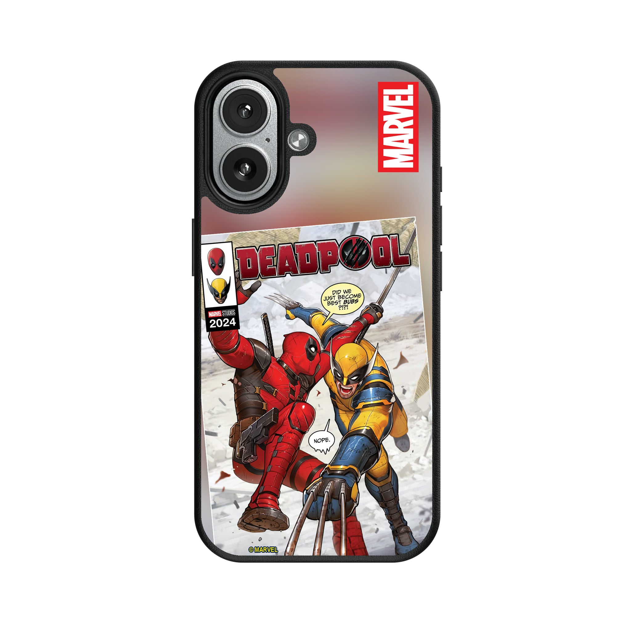 Marvel Deadpool Wolverine Cover Art iPhone MagSafe Compatible Phone Case for Apple iPhone#Device_iPhone 17