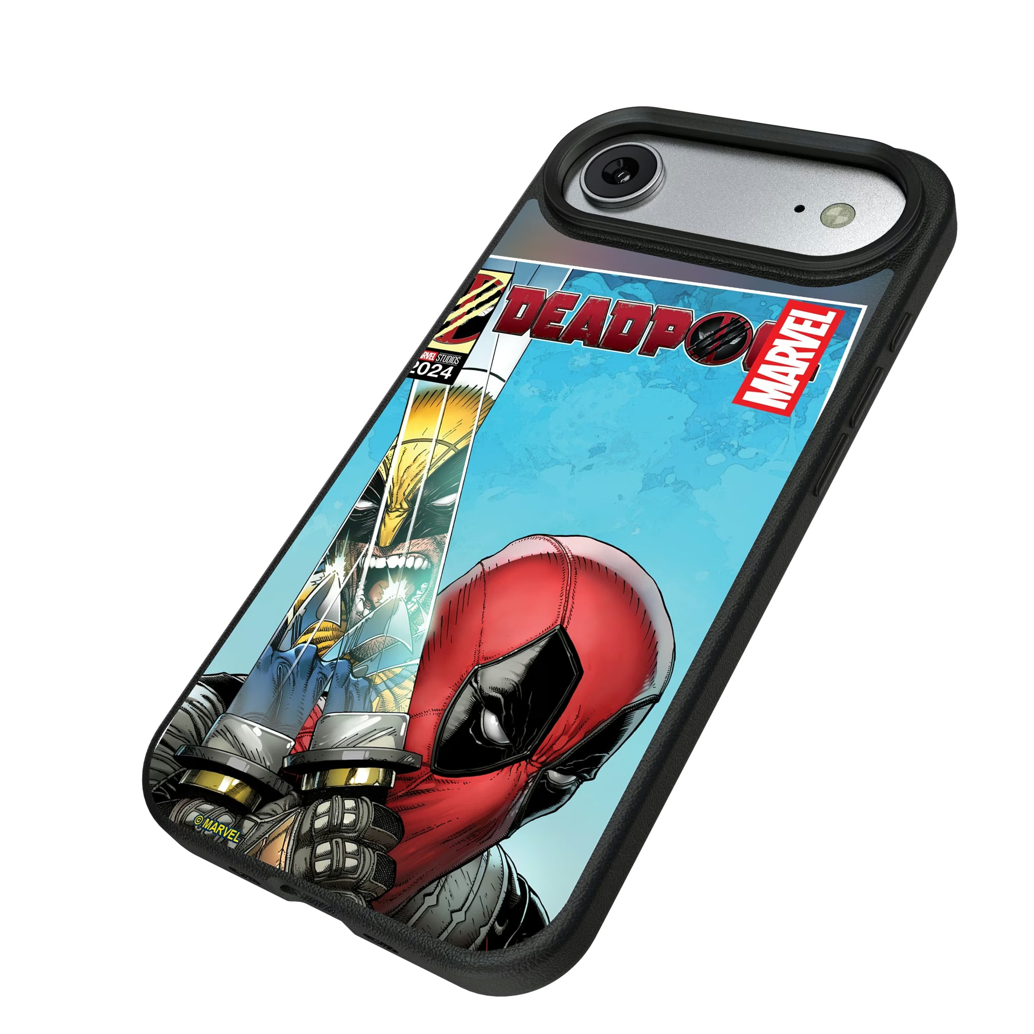 Marvel Deadpool Wolverine Cover Art iPhone MagSafe Compatible Phone Case for Apple iPhone - Isometric View#Device_iPhone Air