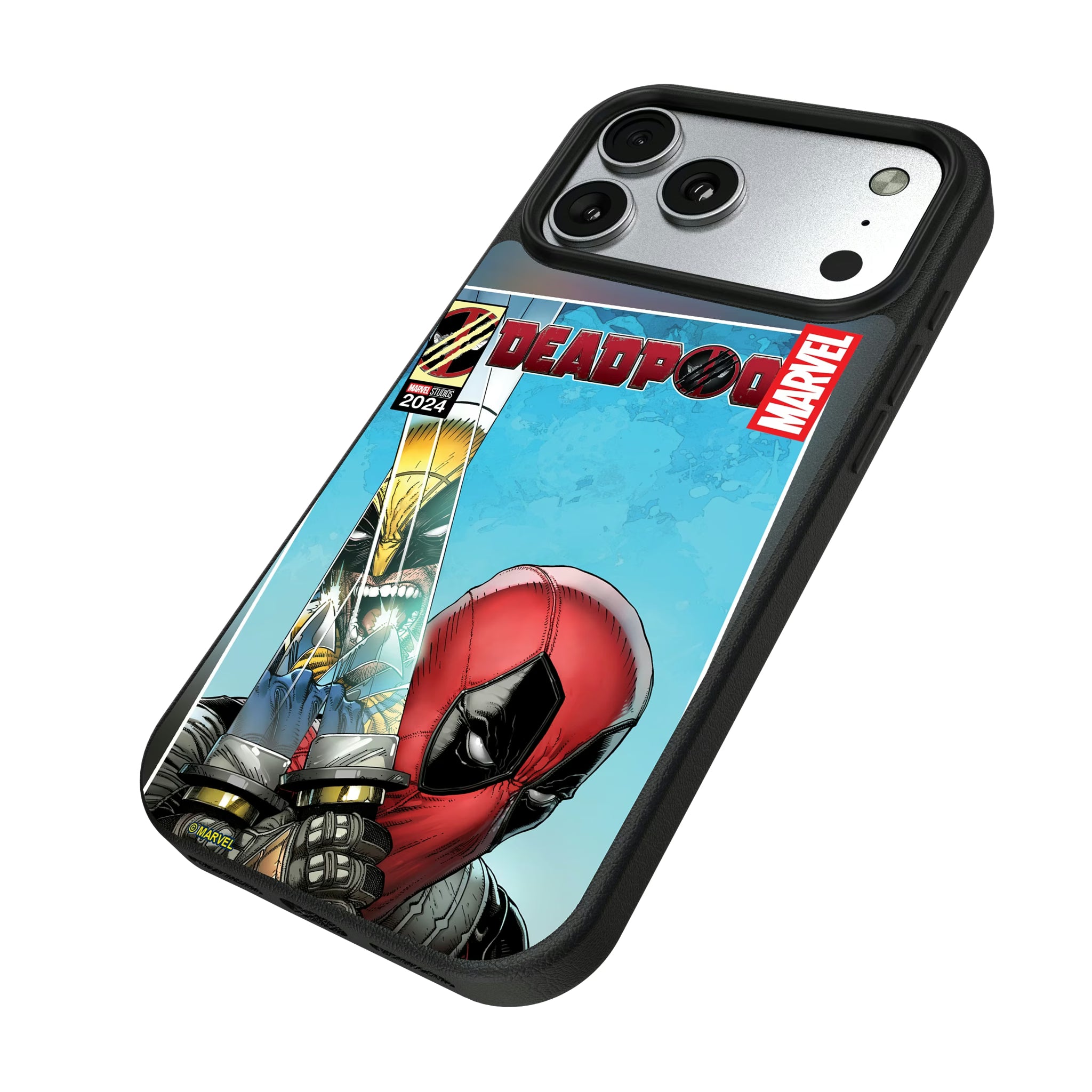 Marvel Deadpool Wolverine Cover Art iPhone MagSafe Compatible Phone Case for Apple iPhone - Isometric View#Device_iPhone 17 Pro Max