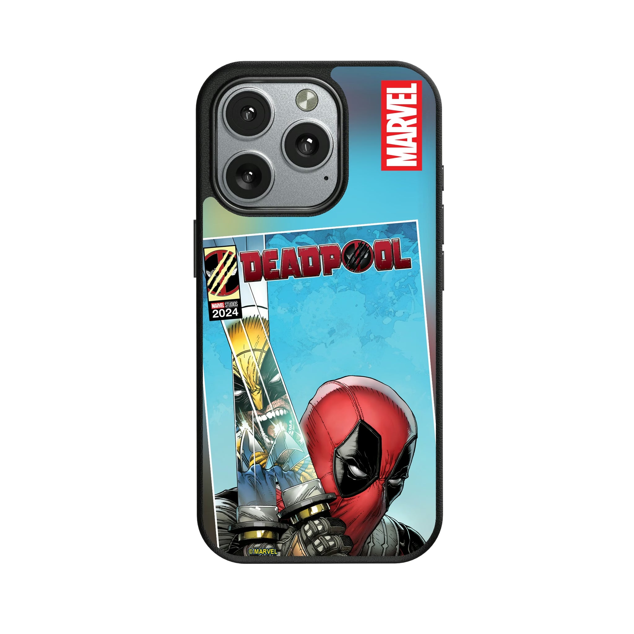 Marvel Deadpool Wolverine Cover Art iPhone MagSafe Compatible Phone Case for Apple iPhone