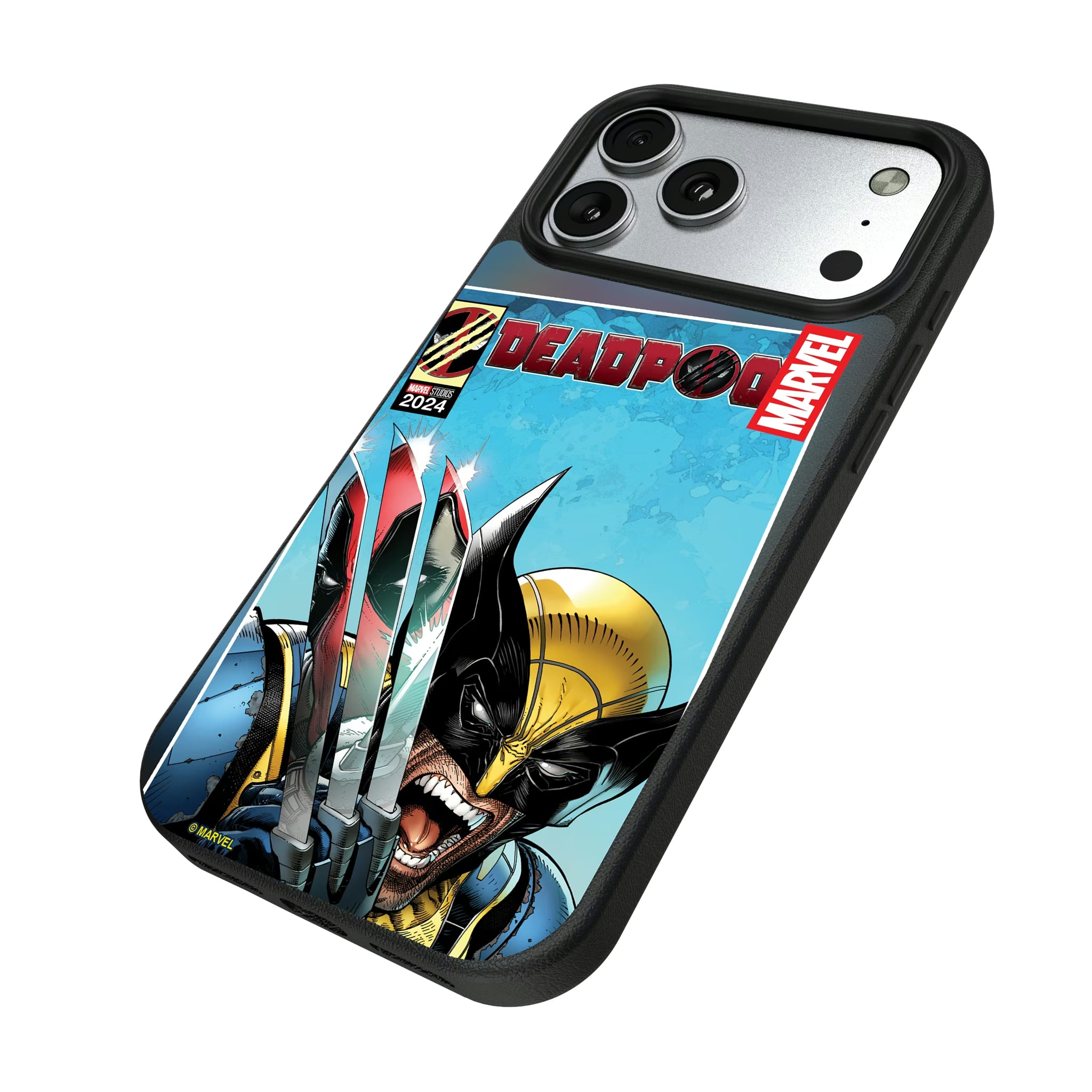 Marvel Deadpool Wolverine Cover Art iPhone MagSafe Compatible Phone Case for Apple iPhone - Isometric View#Device_iPhone 17 Pro Max