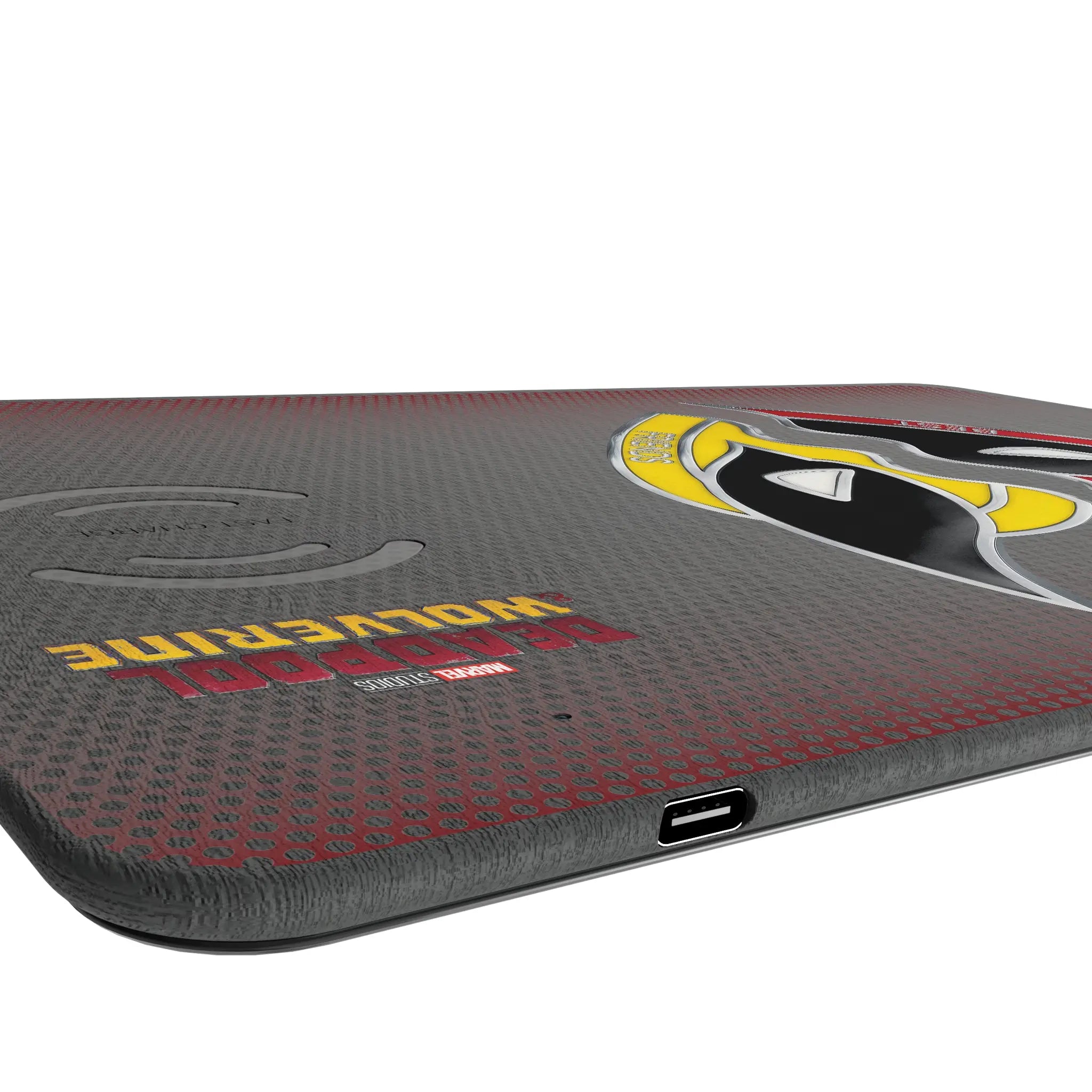 Marvel Deadpool Wolverine Grid 15-Watt Wireless Charger and Mouse Pad